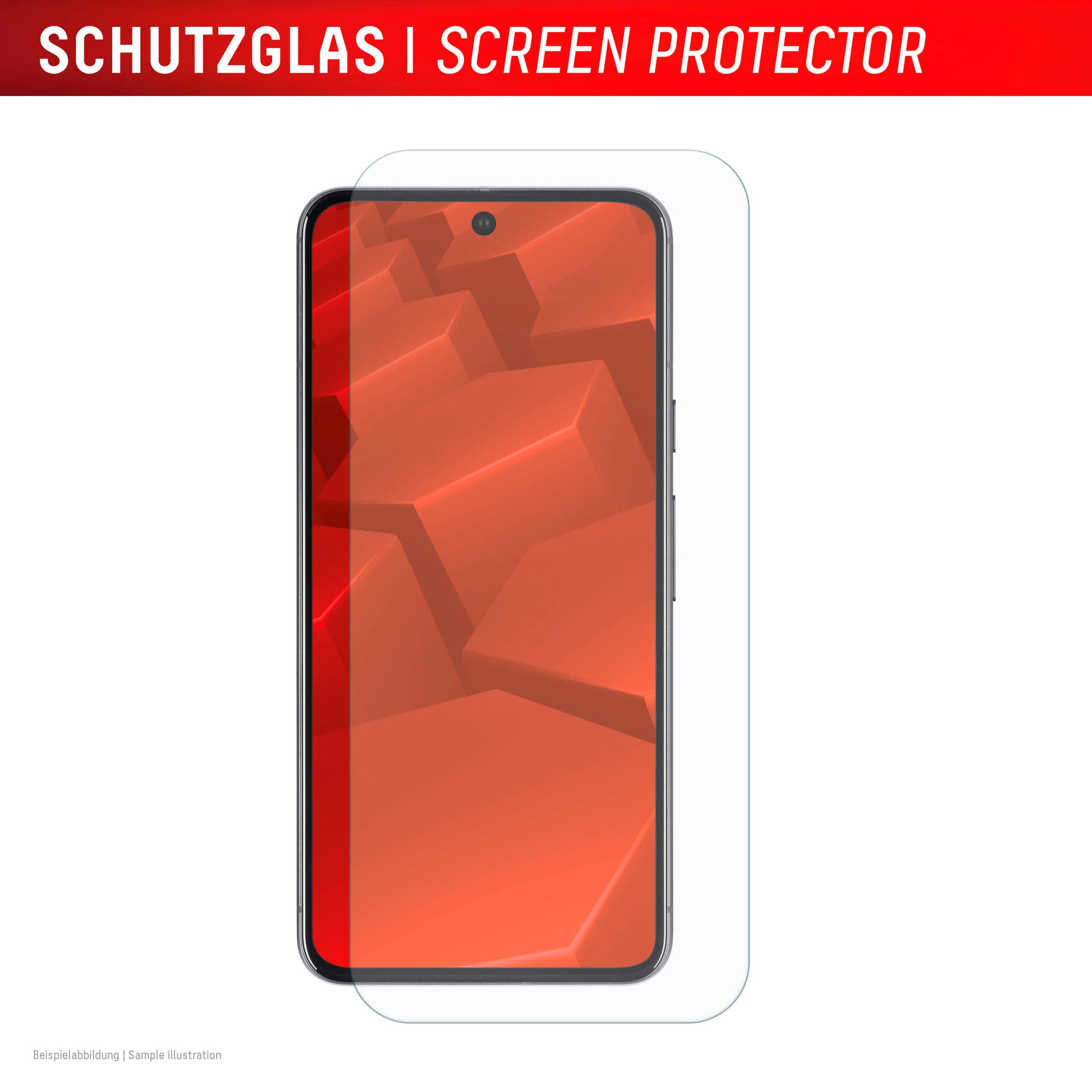 Displex Displayschutzglas »Real Glass Screen Protection«, für Google Pixel 9-Google Pixel 9 Pro-Google Pixel 10-Google Pixel 10 Pro, Displayschutzfolie, Schutzfolie, Bildschirmschutz, kratz- & stossfest