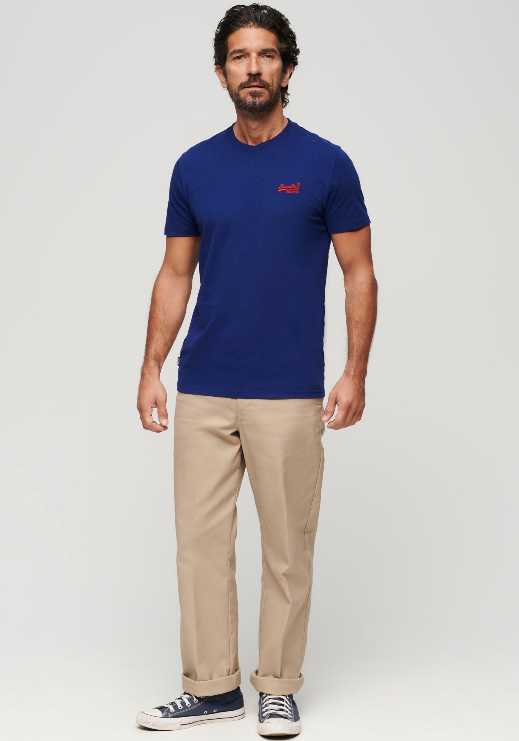 Superdry Rundhalsshirt »ESSENTIAL LOGO EMB TEE«
