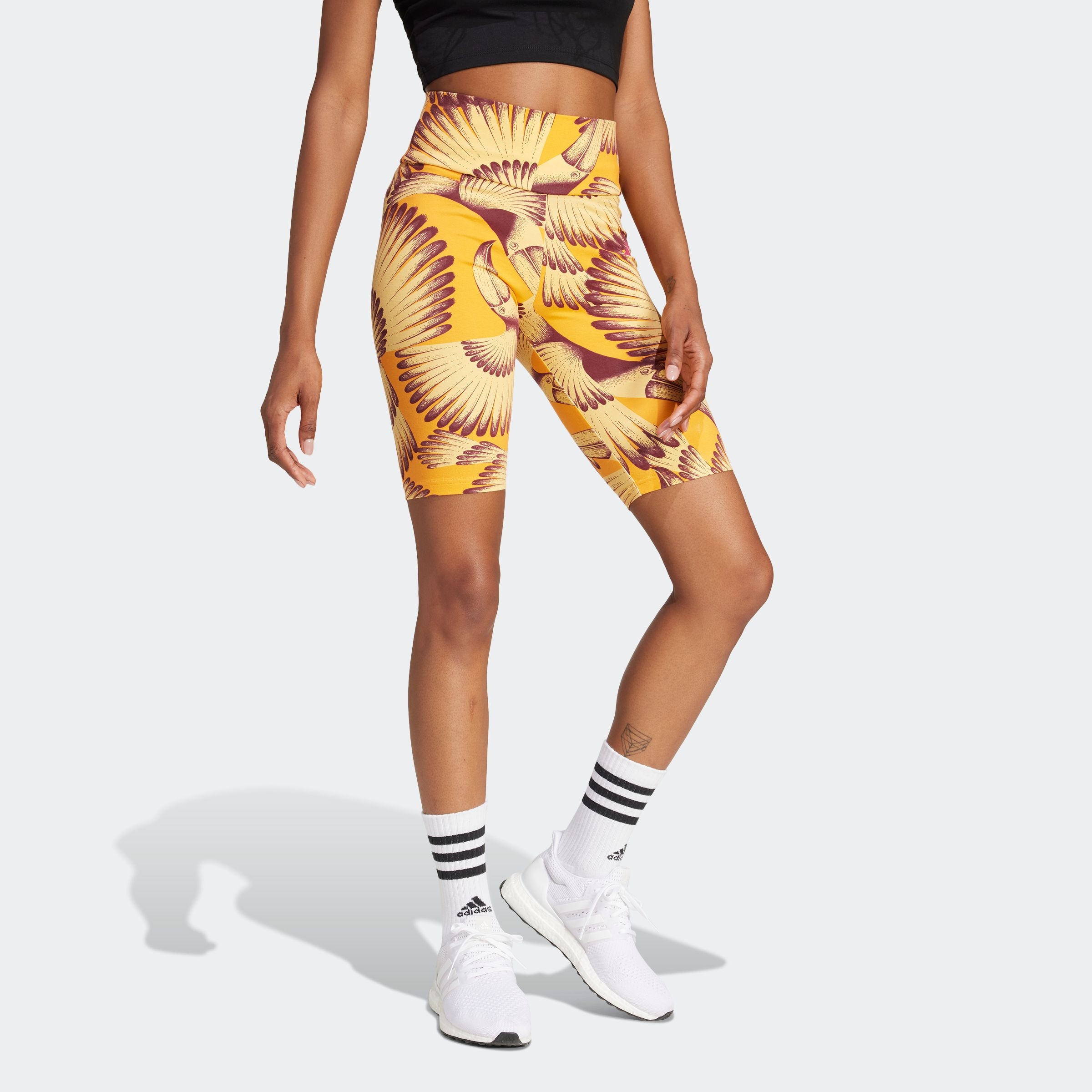 adidas Sportswear Shorts »FARM BIKE SHORT« sportlicher Stil, für Erwachsene, aus Baumwolle und Elasthan