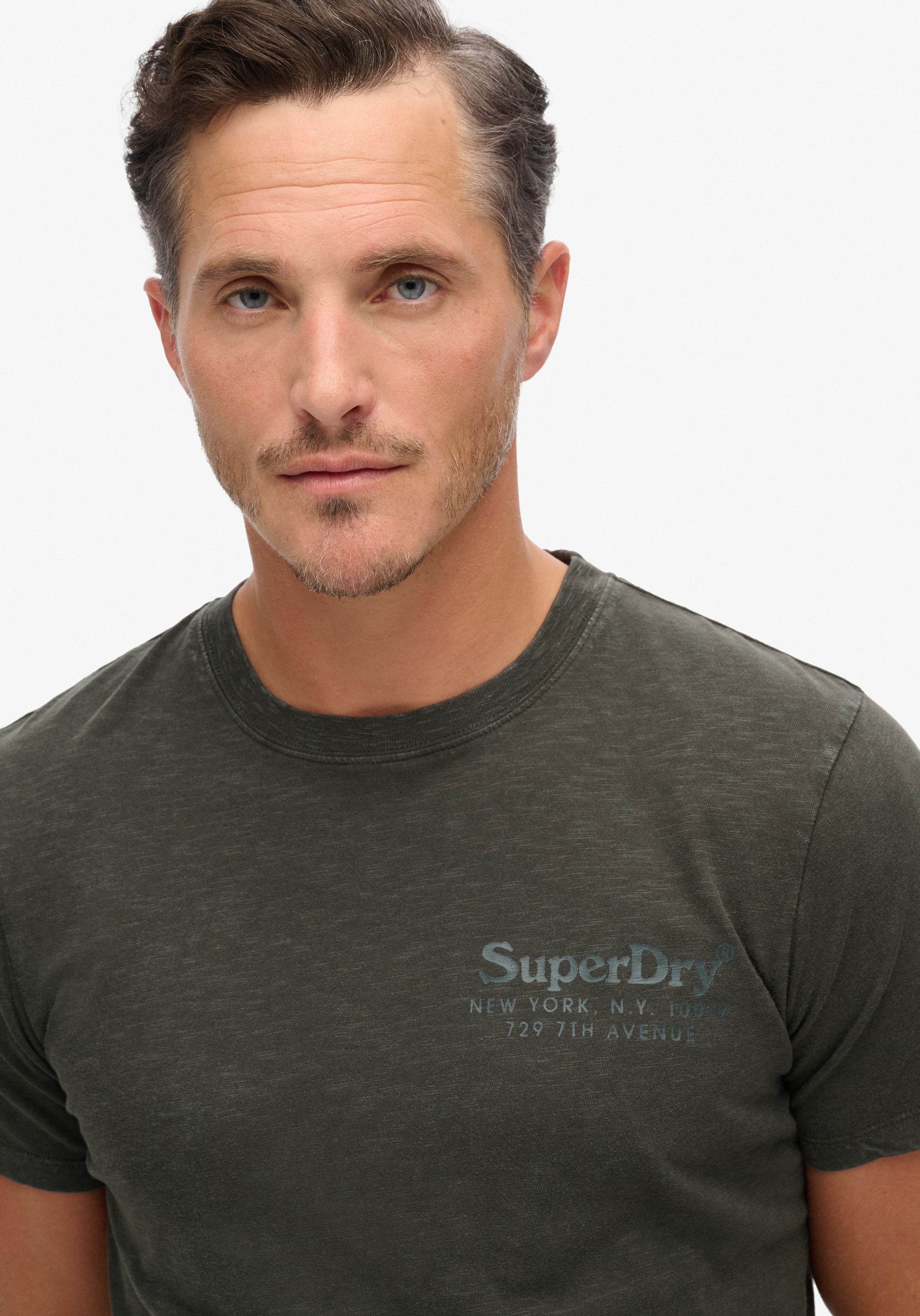 Superdry Rundhalsshirt »TONAL VENUE LOGO T SHIRT«