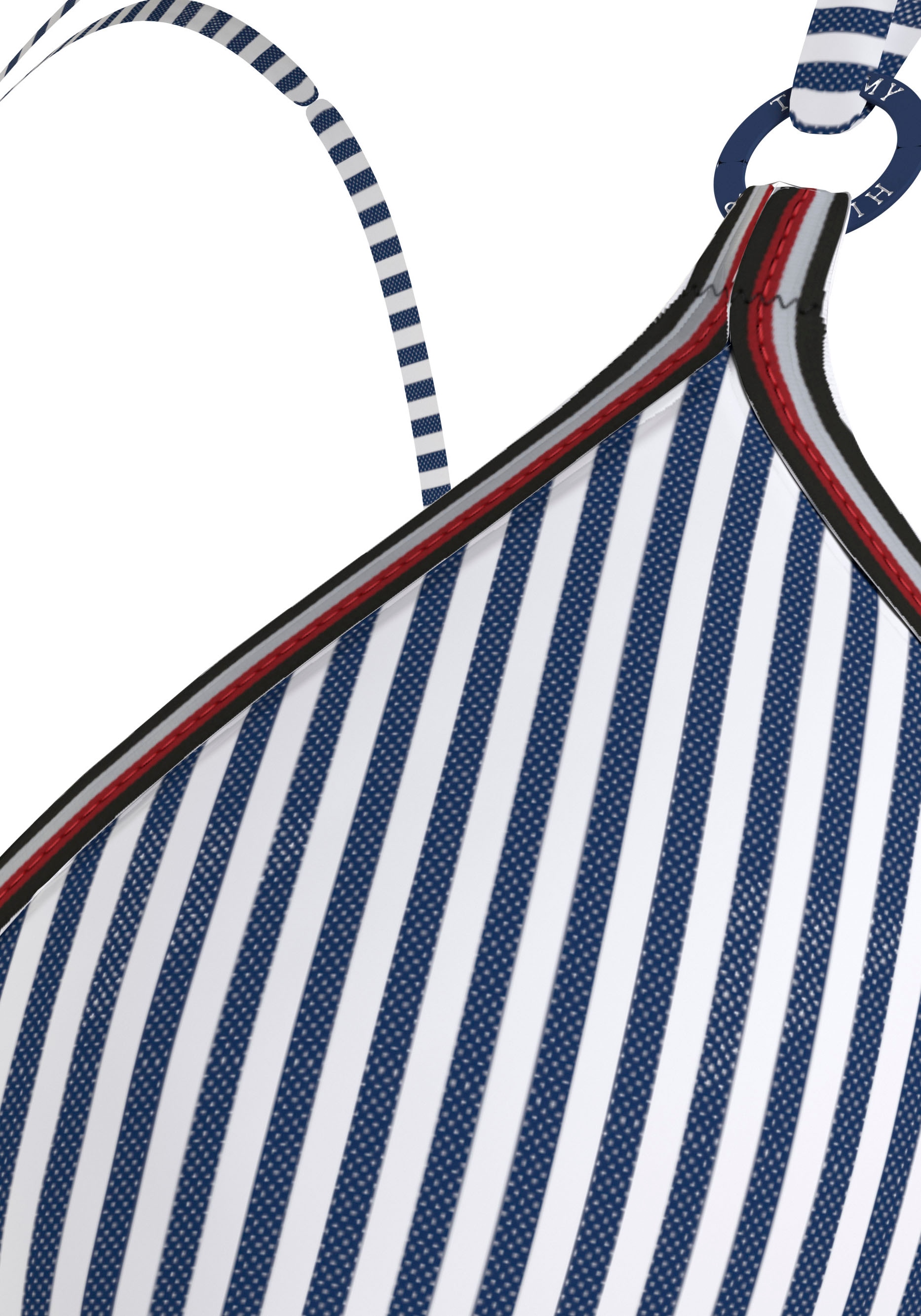 Tommy Hilfiger Swimwear Triangel-Bikini-Top »TRIANGLE FIXED RP PRINT«, mit Zierringen
