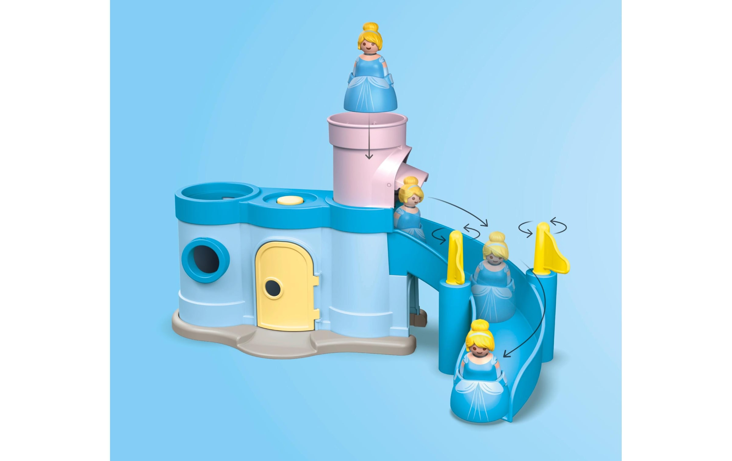 Playmobil® Spielbausteine »Junior & Disney: Cinderellas Schloss 71457«, (25 St.)