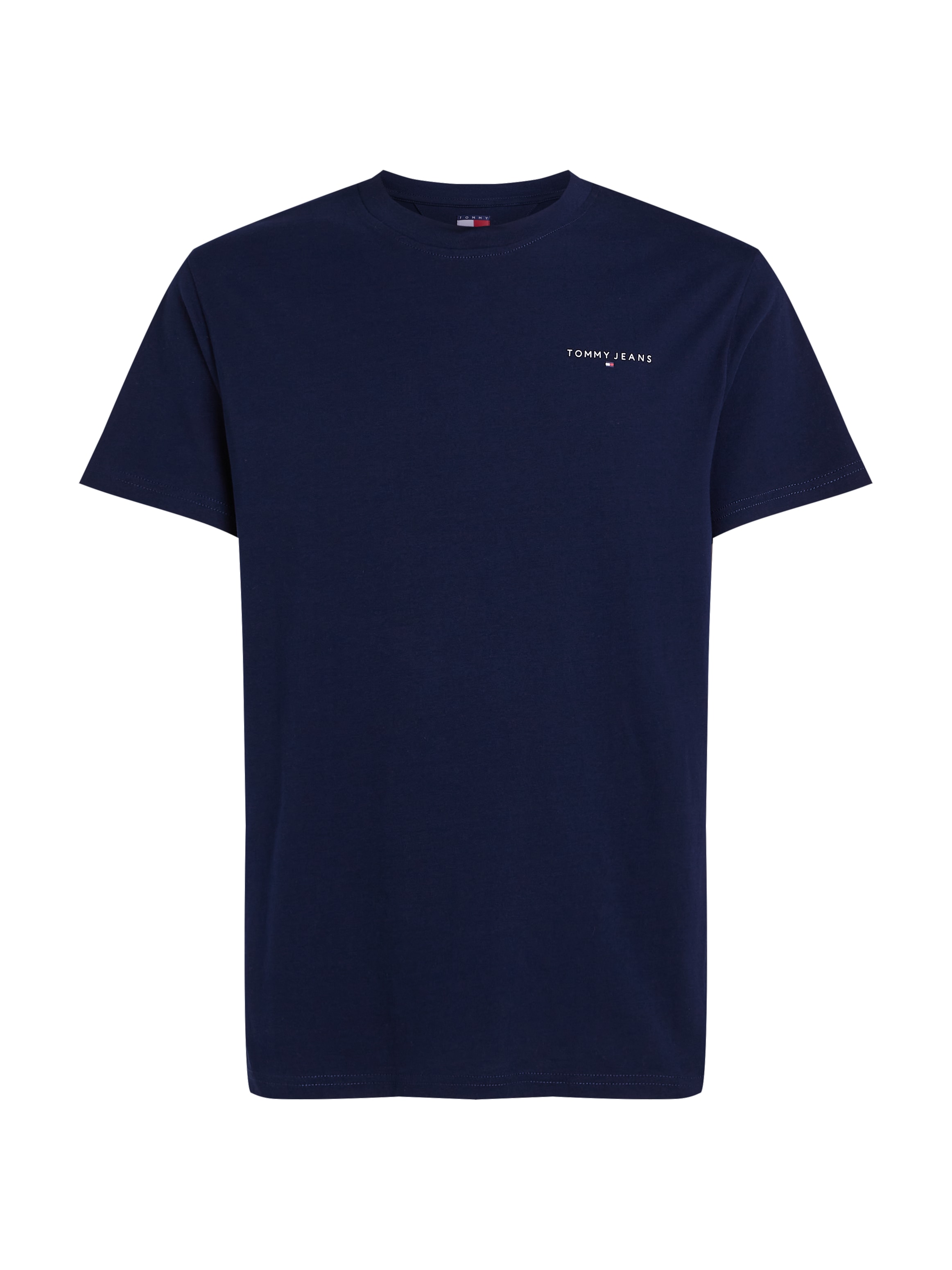Tommy Jeans T-Shirt »TJM SLIM LINEAR CHEST SS TEE EXT«, mit Logodruck
