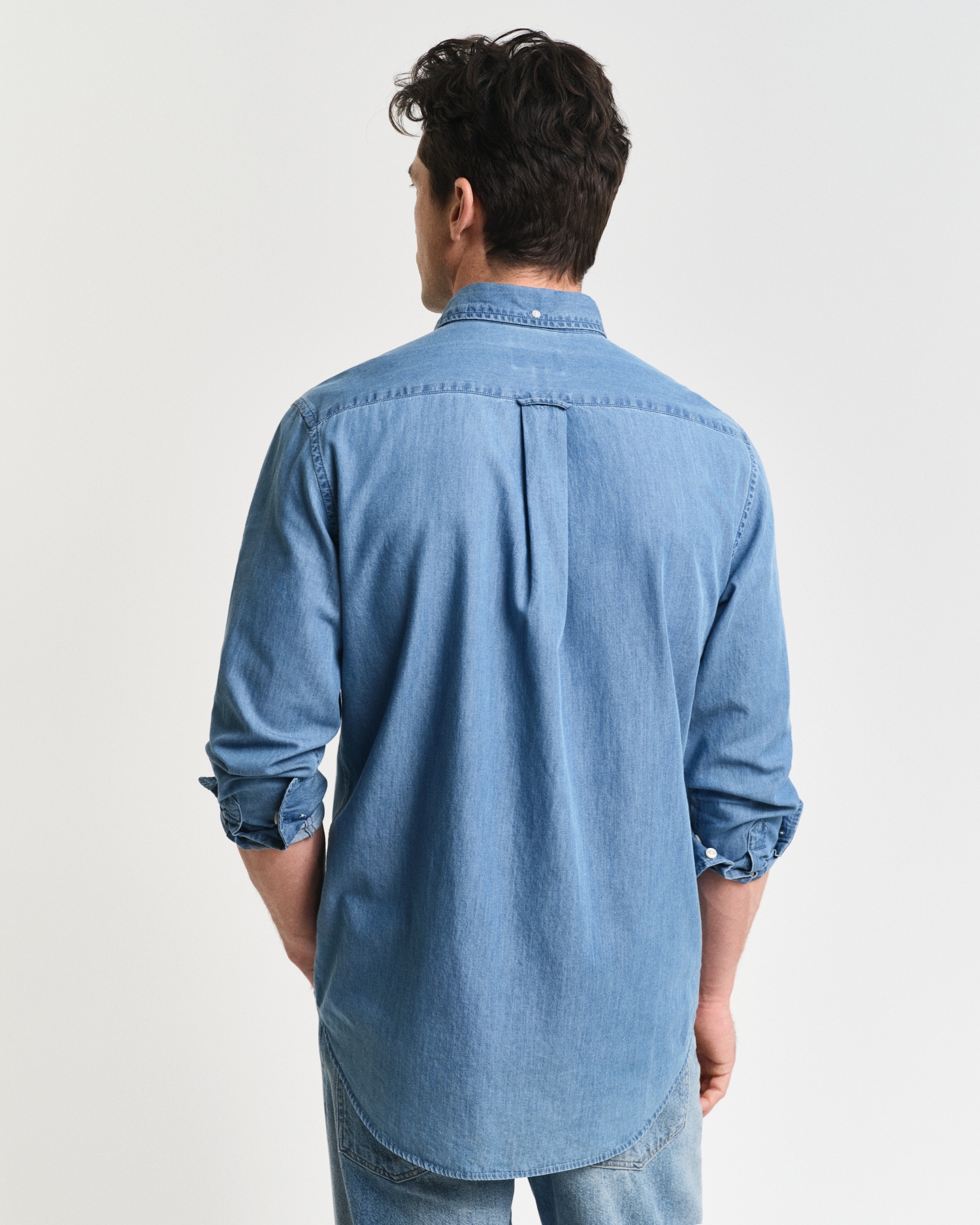 Gant Langarmhemd »Regular Fit Denimhemd Jeanshemd pflegeleicht«