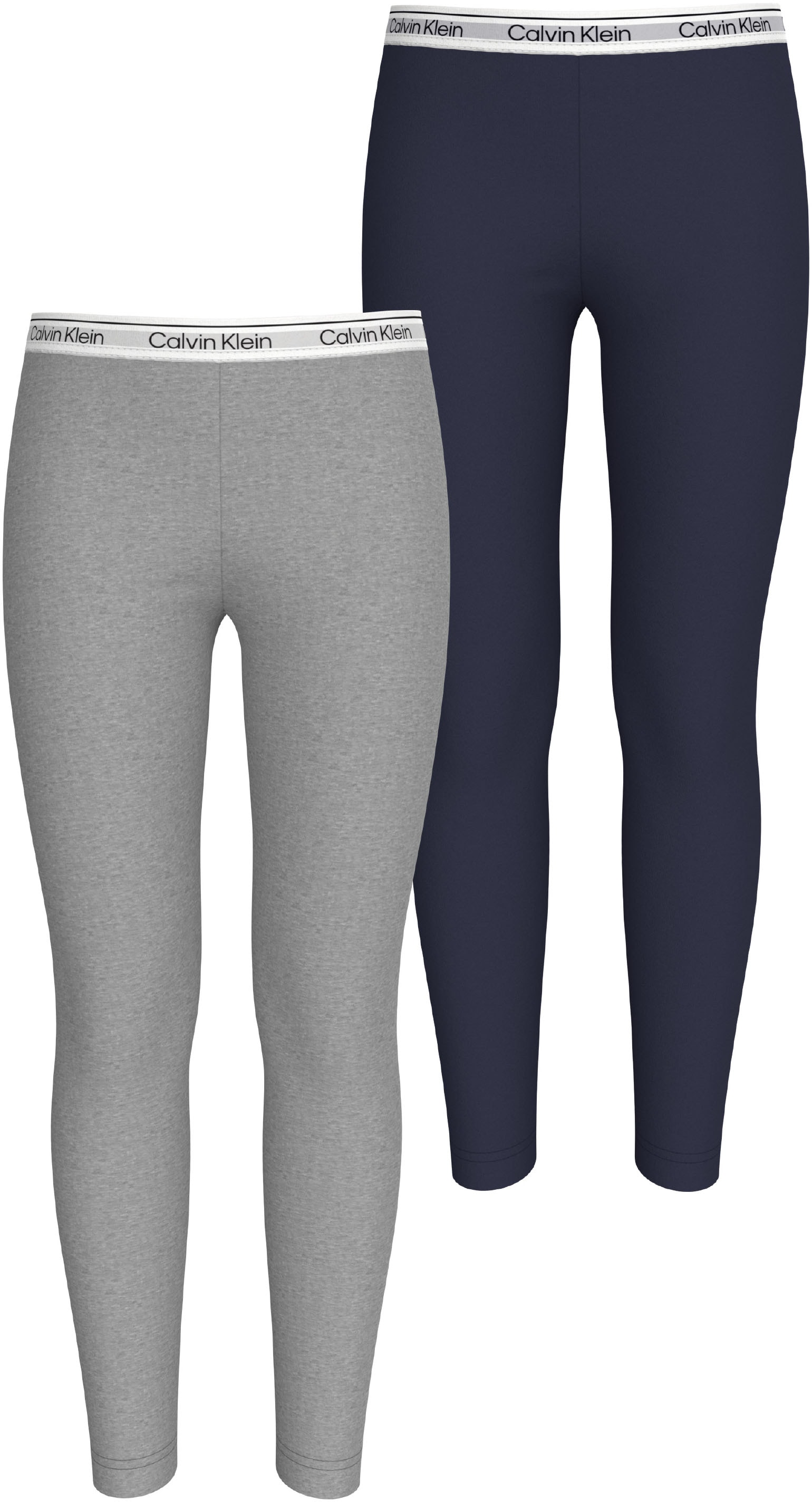 Calvin Klein Underwear Leggings »2PK LEGGING« für Kinder bis 16 Jahre, mit Elastik-Logobund