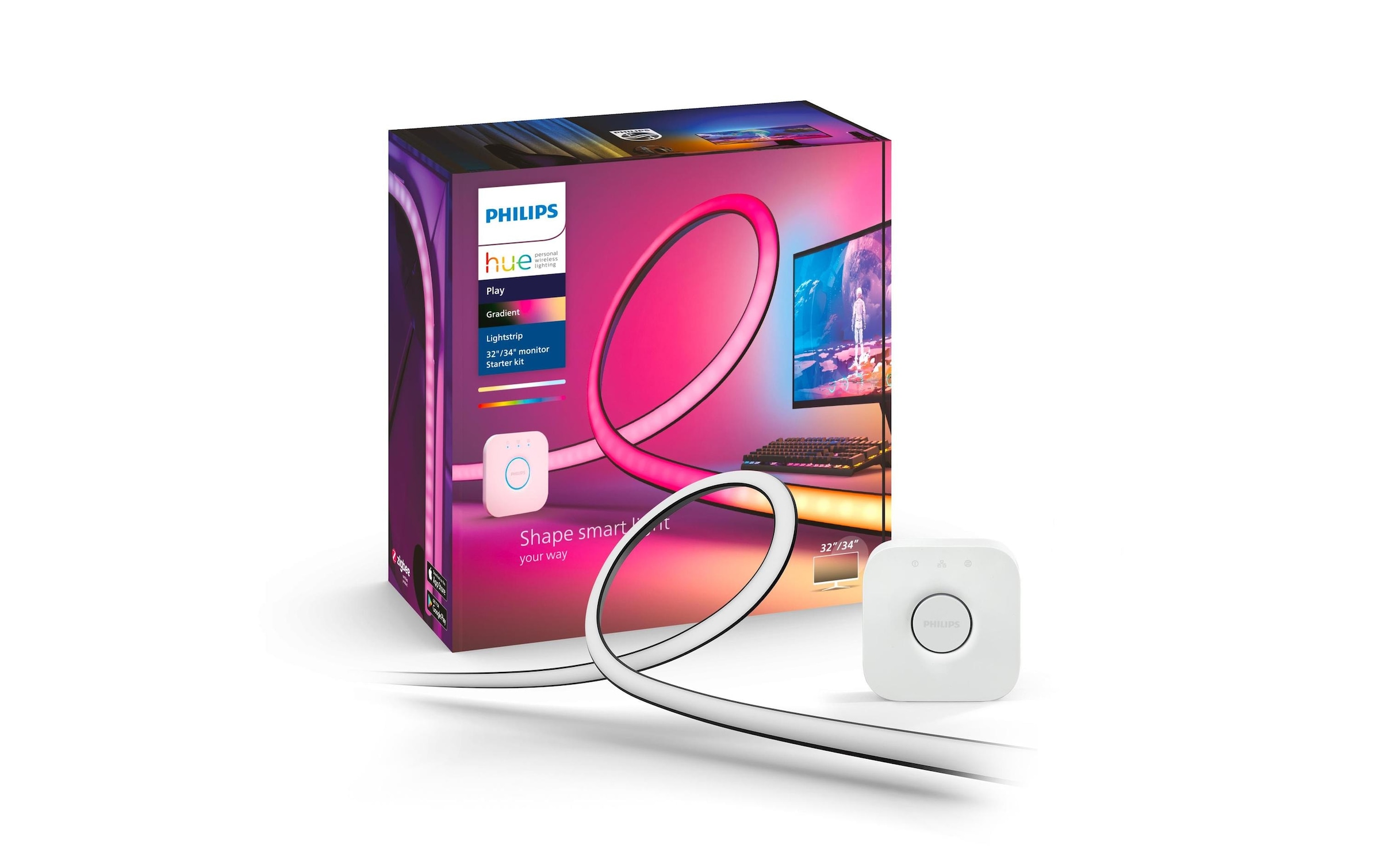 Philips Hue LED-Streifen »Gradient PC Lights«