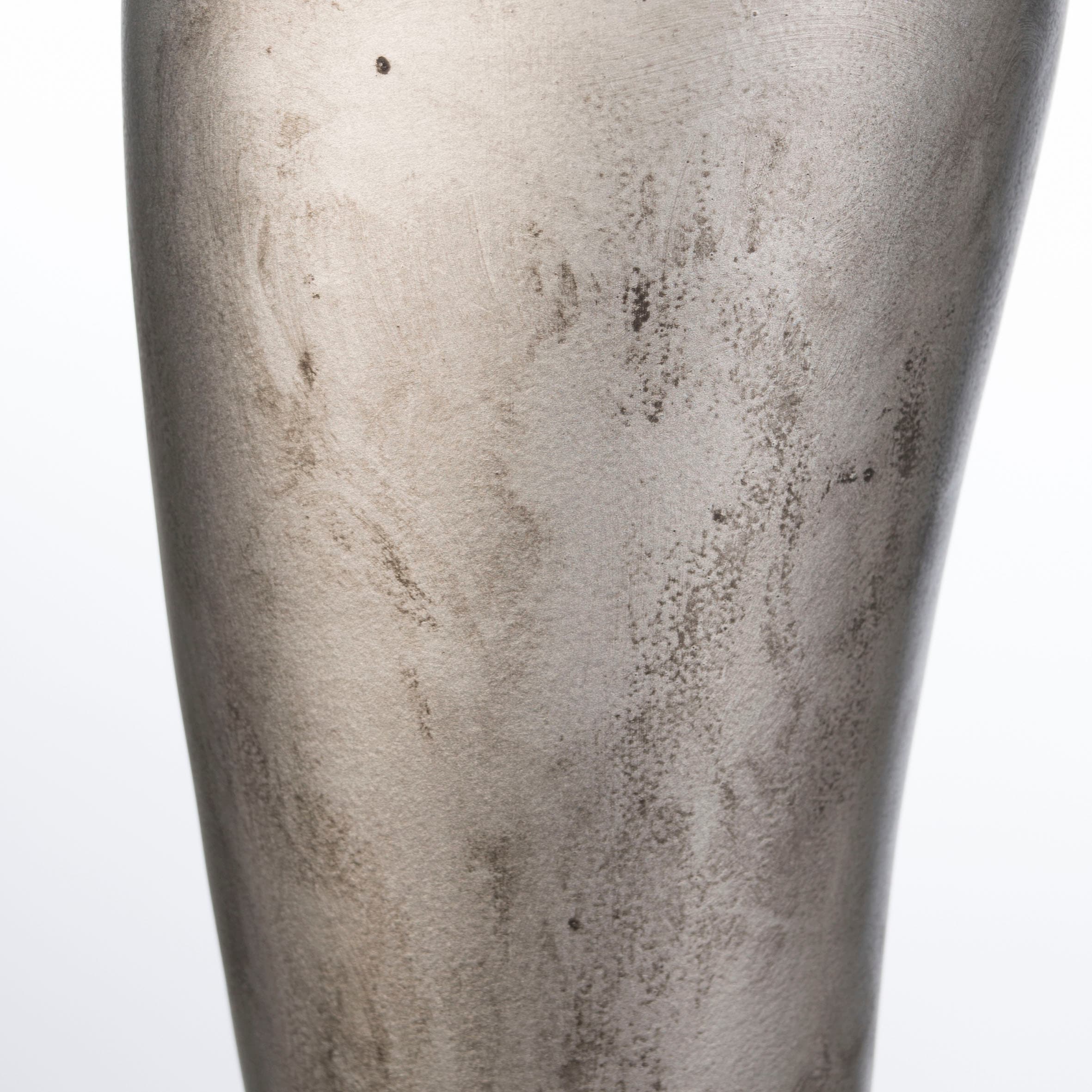 Casablanca by Gilde Schirmständer »Regenschirmständer Stiefel, silberfarben«, (1 St.), für Regenschirme, Höhe 45 cm, Gummistiefel-Form, aus Keramik