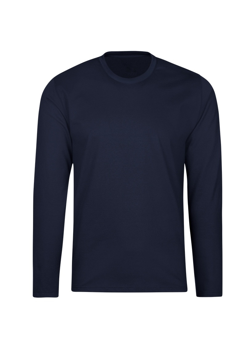Trigema T-Shirt »TRIGEMA Langarmshirt aus 100% Baumwolle« 1 Stk.