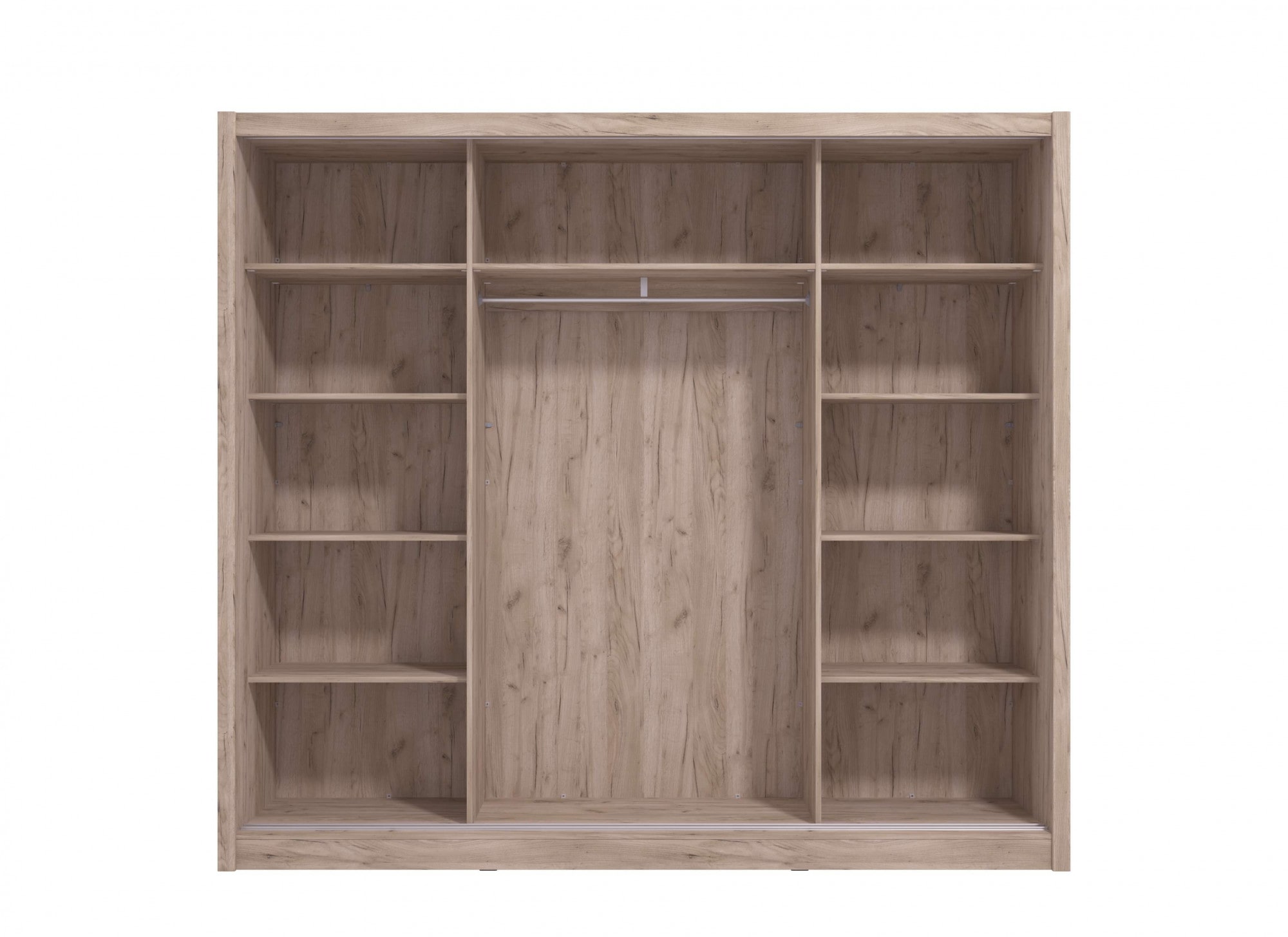 INOSIGN Schwebetürenschrank »Navara Kleiderschrank mit Spiegel Wäscheschrank Garderobe«, Kleiderschrank mit Spiegel, FSC®-zertifiziert, 242,5x215,5x61cm