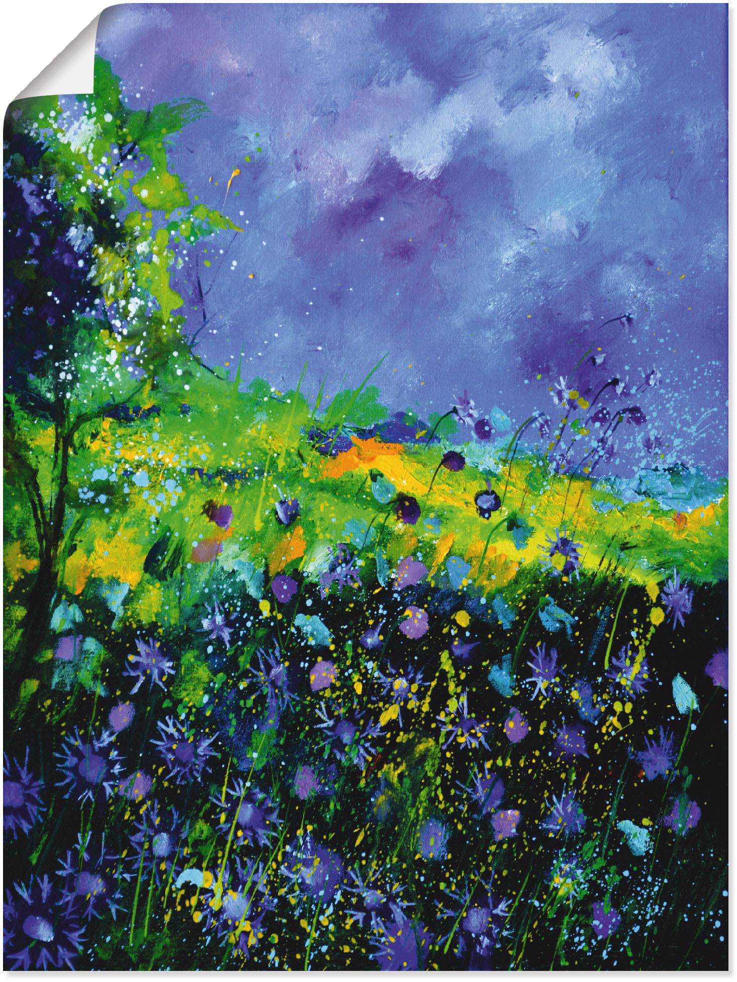 Artland Poster "Wilde Blumen" Blumenwiese 1 Stk. tlg. ohne Rahmen