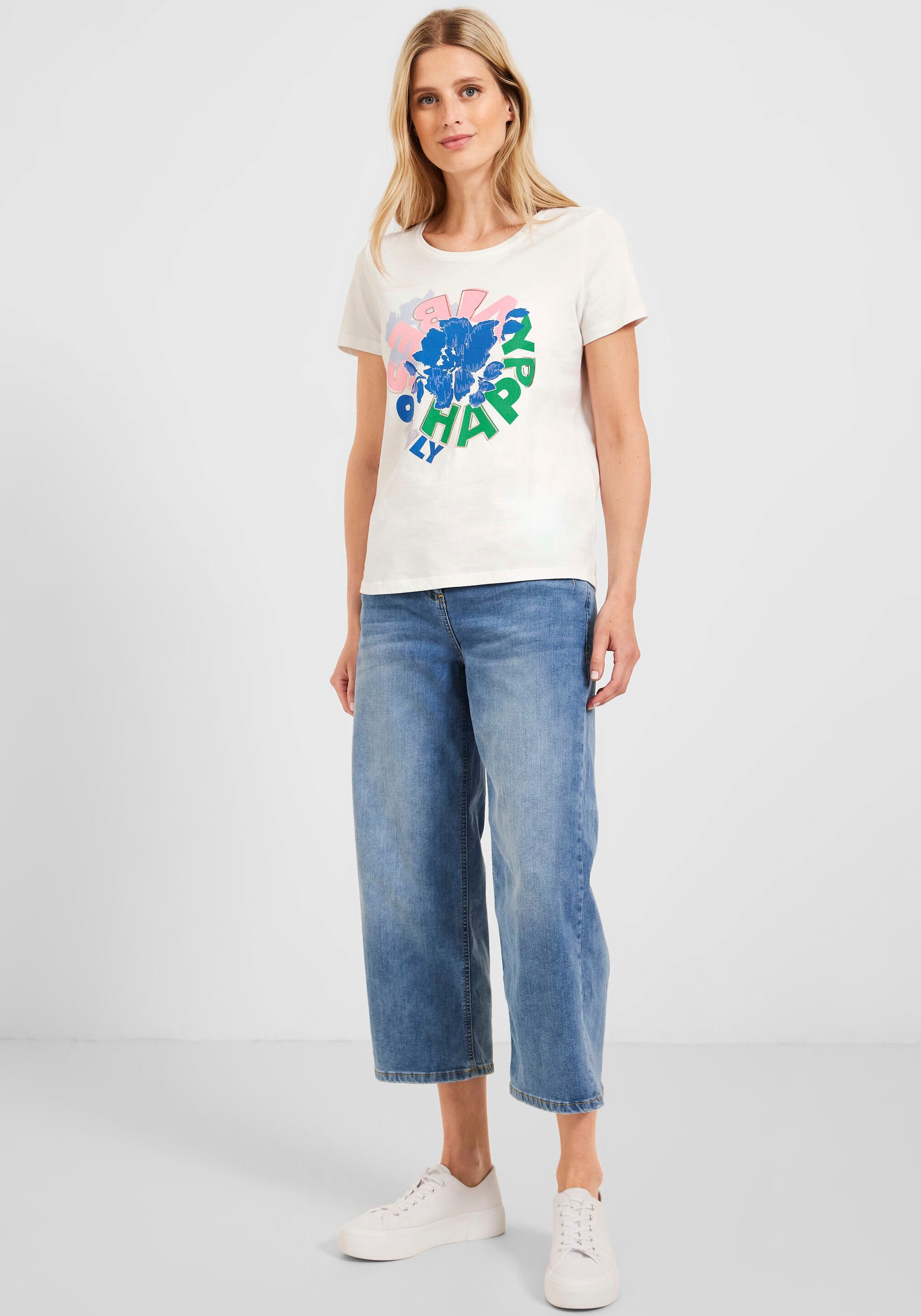 Cecil T-Shirt, im bei Schweiz online Schnitt hüftlangen Jelmoli-Versand shoppen
