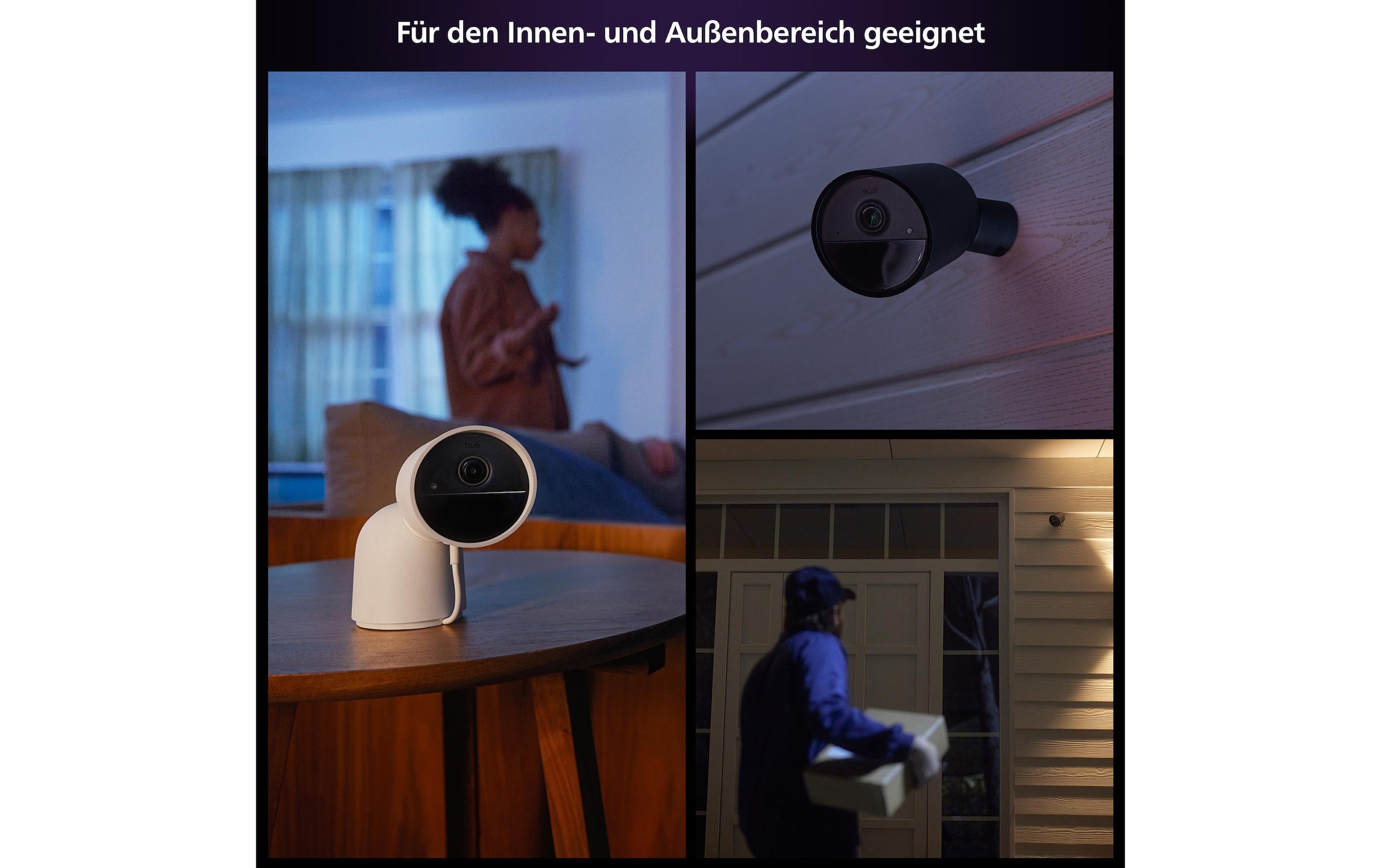 Philips Hue Überwachungskamera »Schwarz«, (1)