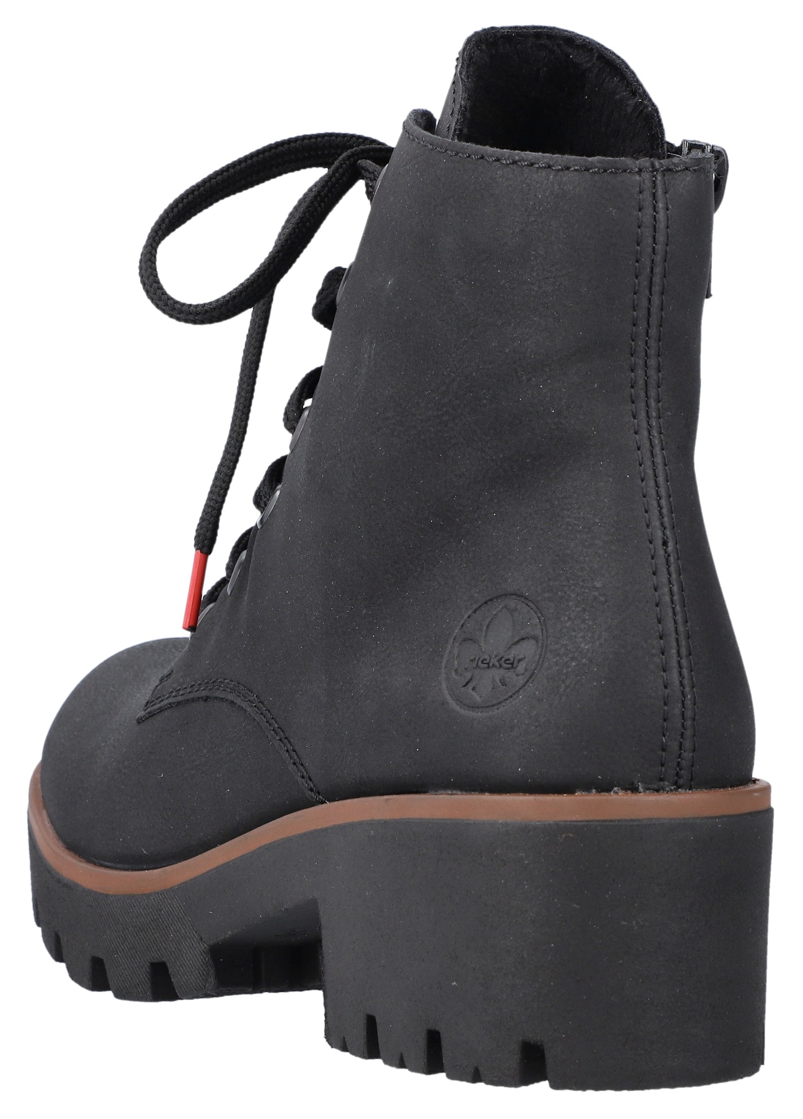 Rieker Schnürstiefelette, Schnürboots, Outdoorstiefelette mit robuster Profilsohle