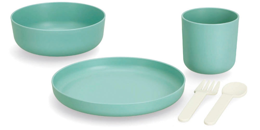 Zeller Present Kindergeschirr-Set (je 1 Teller, Schüssel, Tasse, Gabel, Löffel)
