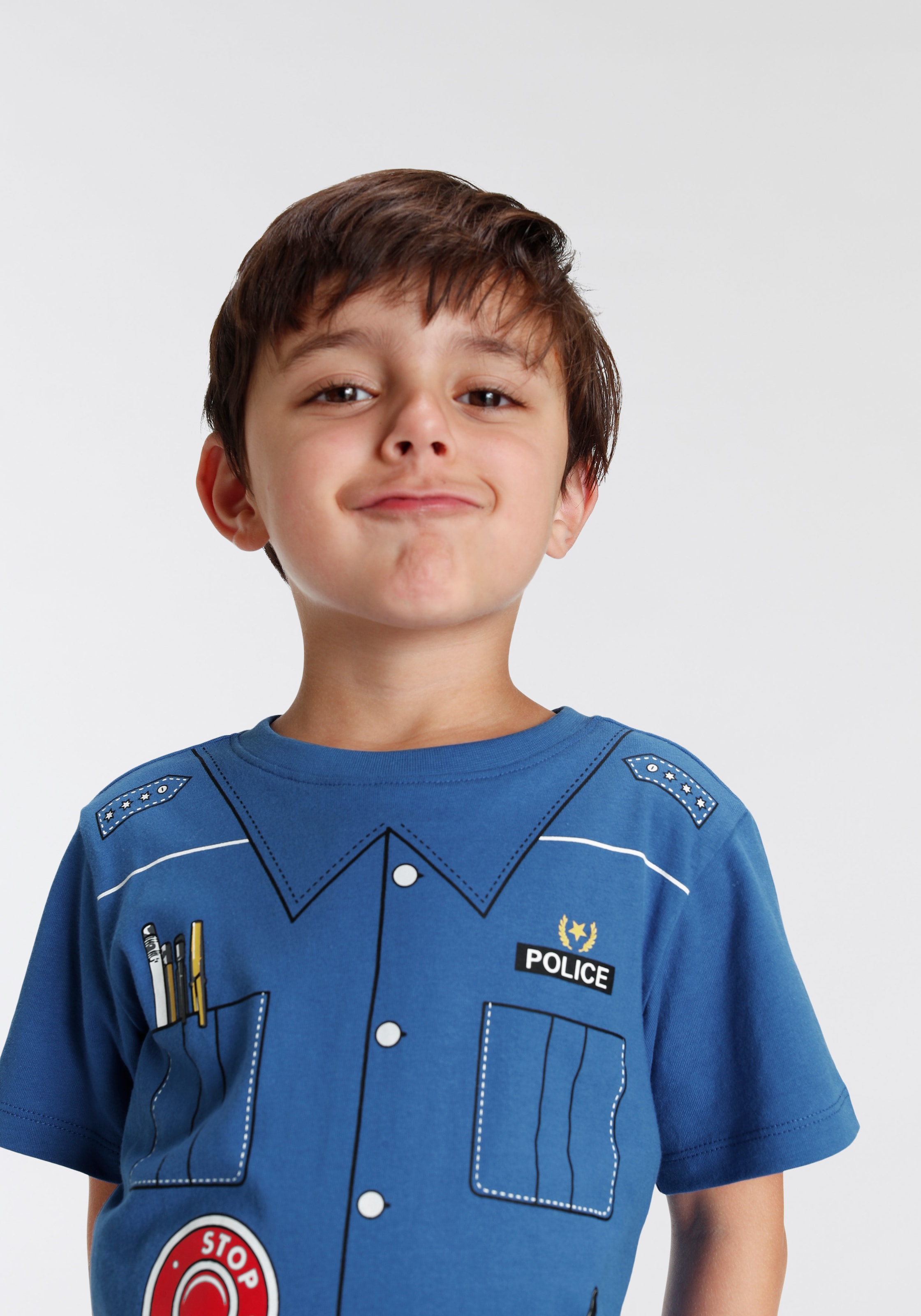 Jelmoli-Versand Druck | entdecken KIDSWORLD »POLIZEI«, günstig ✵ T-Shirt Uniform