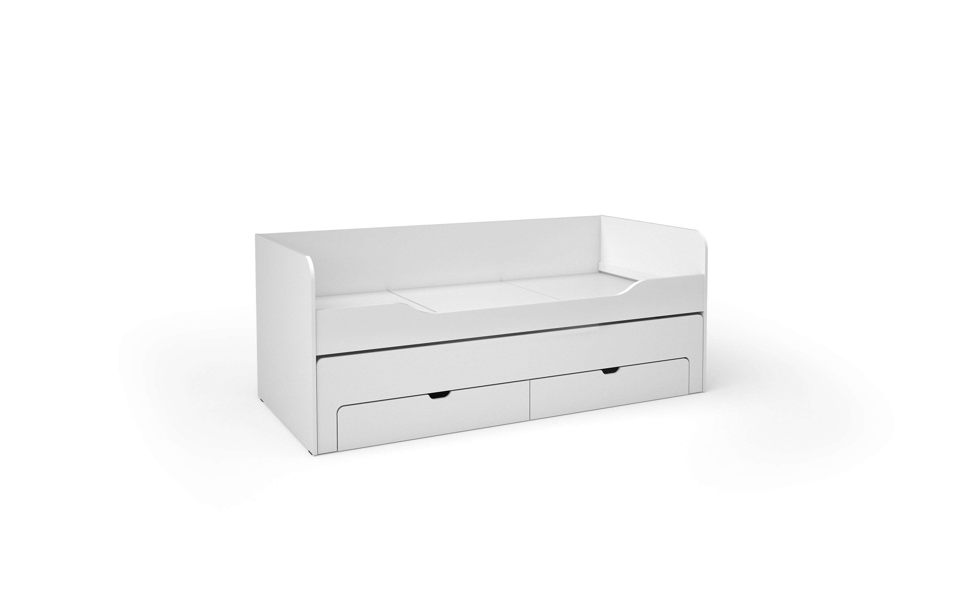 Home affaire Jugendbett »Bett Tulsa mit zusätzlicher ausziehbarer Schlaffläche und Schubladen«, Jugendbett BxTxH 197,5x96x79 cm