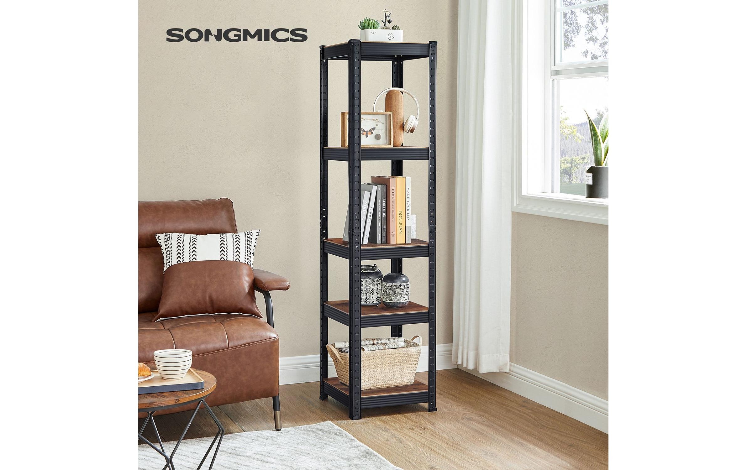 SONGMICS Regal »Schwarz«