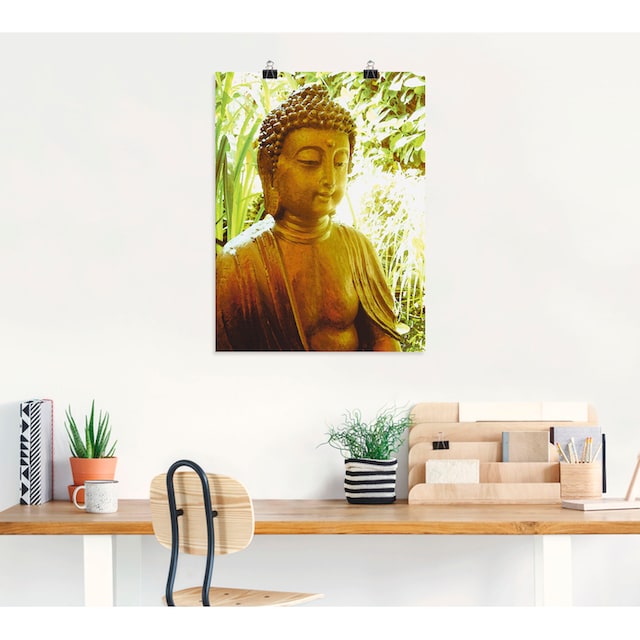 Artland Wandbild »Die Seele von Buddha«, Religion, (1 St.), als  Leinwandbild, Wandaufkleber oder Poster in versch. Grössen online shoppen |  Jelmoli-Versand