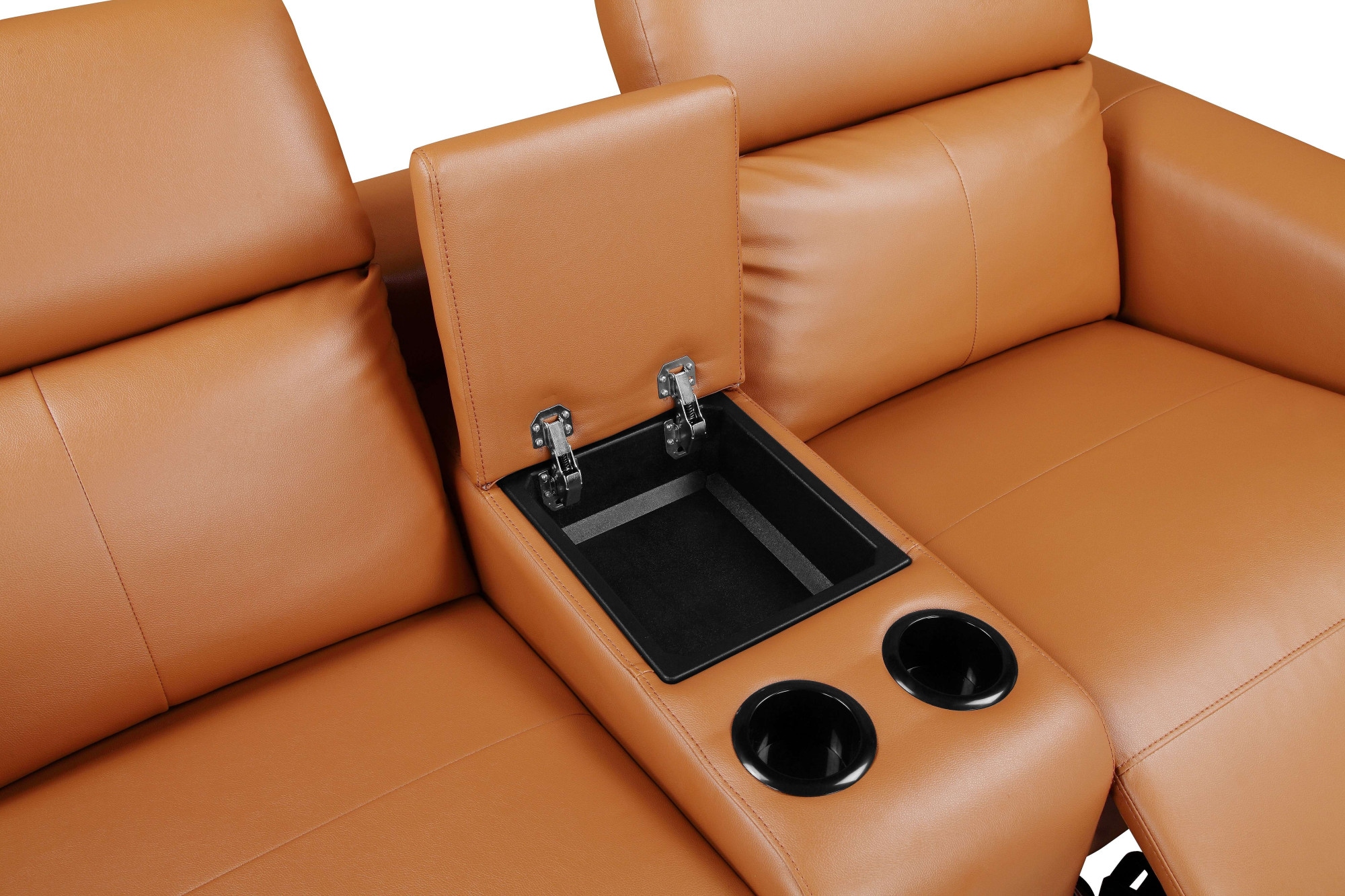 Home affaire 2-Sitzer »Lund, 2er-Kinosofa, TV-Sessel, Multimedia-Sofa, USB-A,«, m. elektrischer o. manueller Relaxfunktion, Getränkehalter u. Staufach