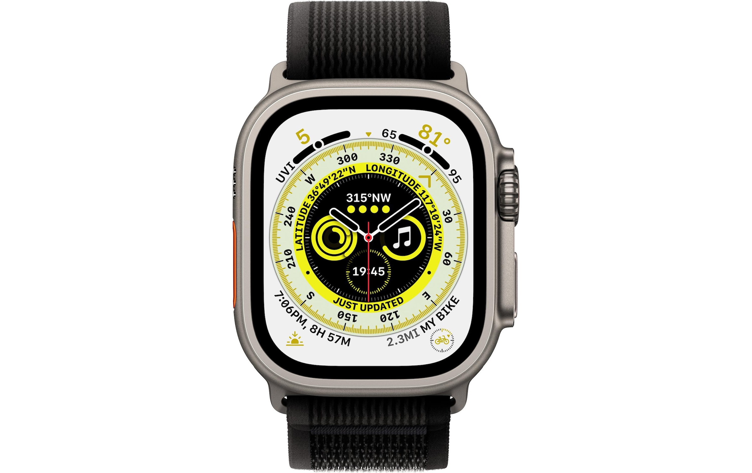 Apple Smartwatch-Armband »Loop 49 mm S/M Black«, MQEP3ZM/A