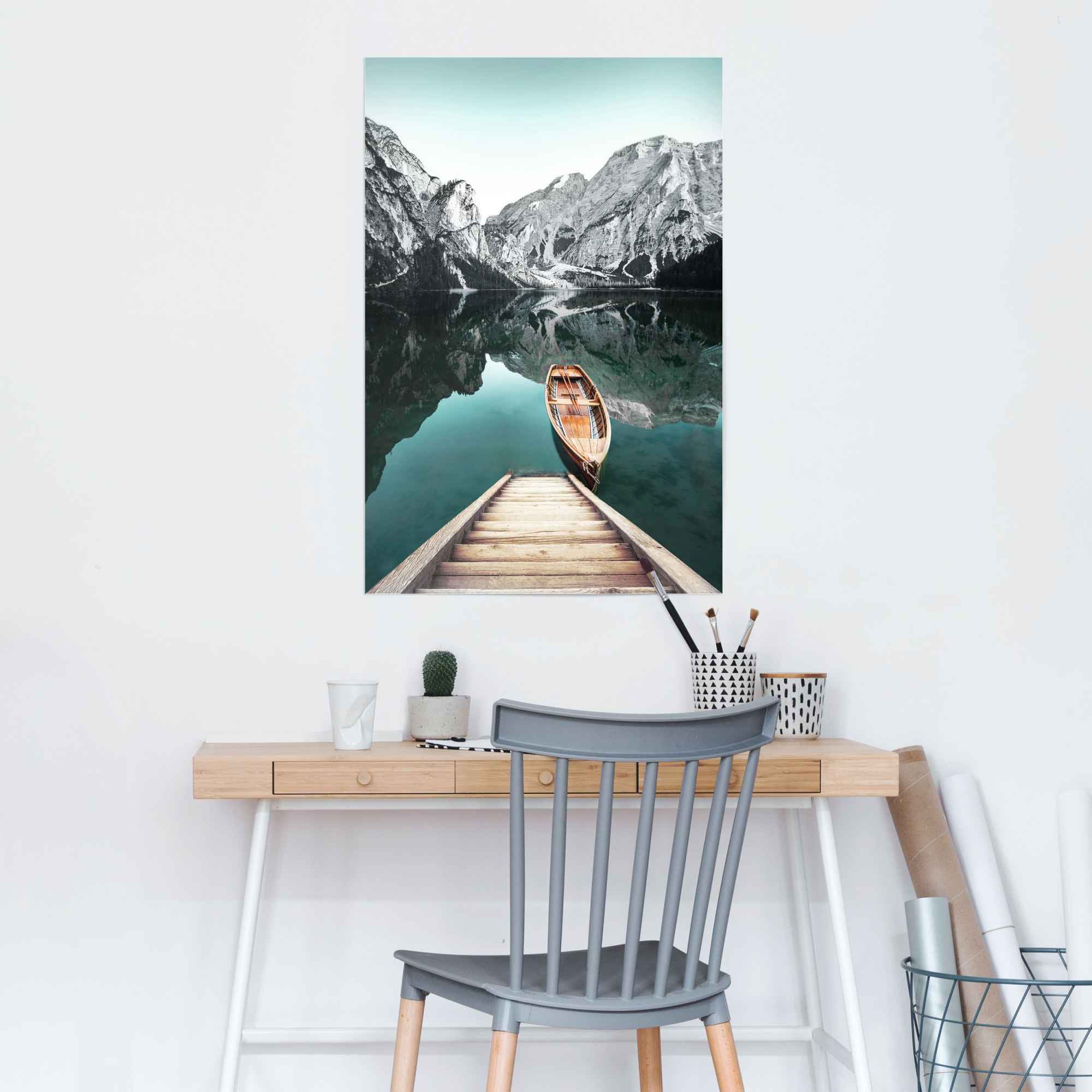 ❤ Reinders! Poster »Berg Glacier im Mountains - Jelmoli-Online St.) Rocky bestellen (1 - Shop Winter«, See