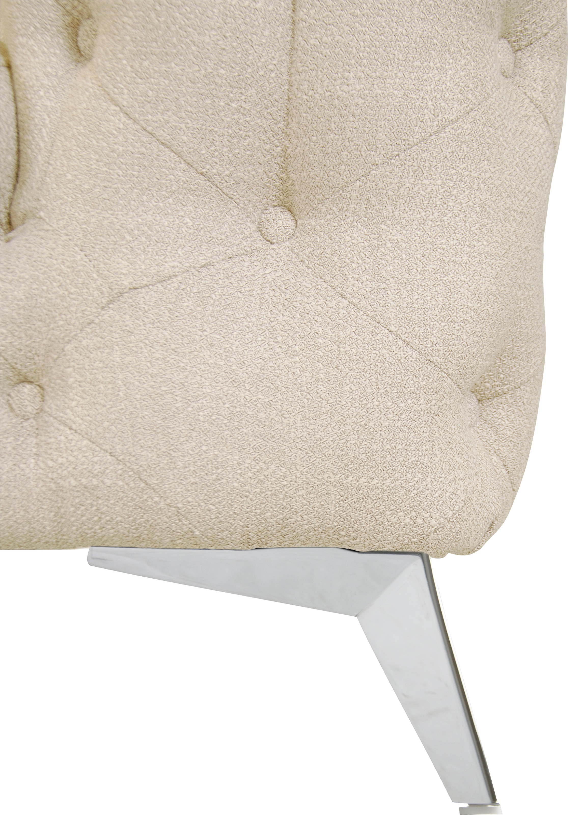 Leonique Chesterfield-Sofa »Glynis«, aufwändige Knopfheftung, moderne Chesterfield Optik, Fussfarbe wählbar