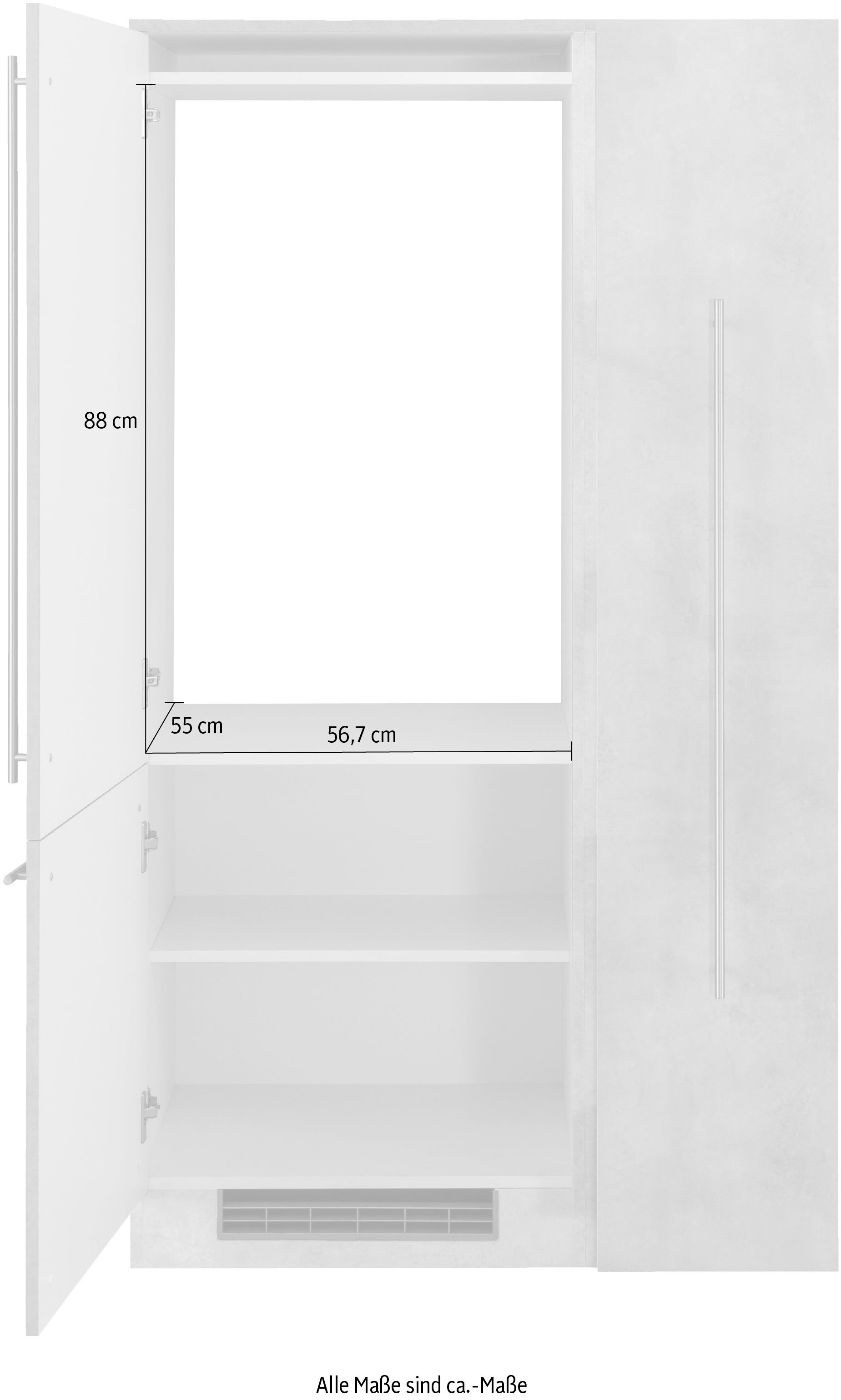 wiho Küchen Küche »Chicago«, wahlweise mit E-Geräten, Breite 90 cm
