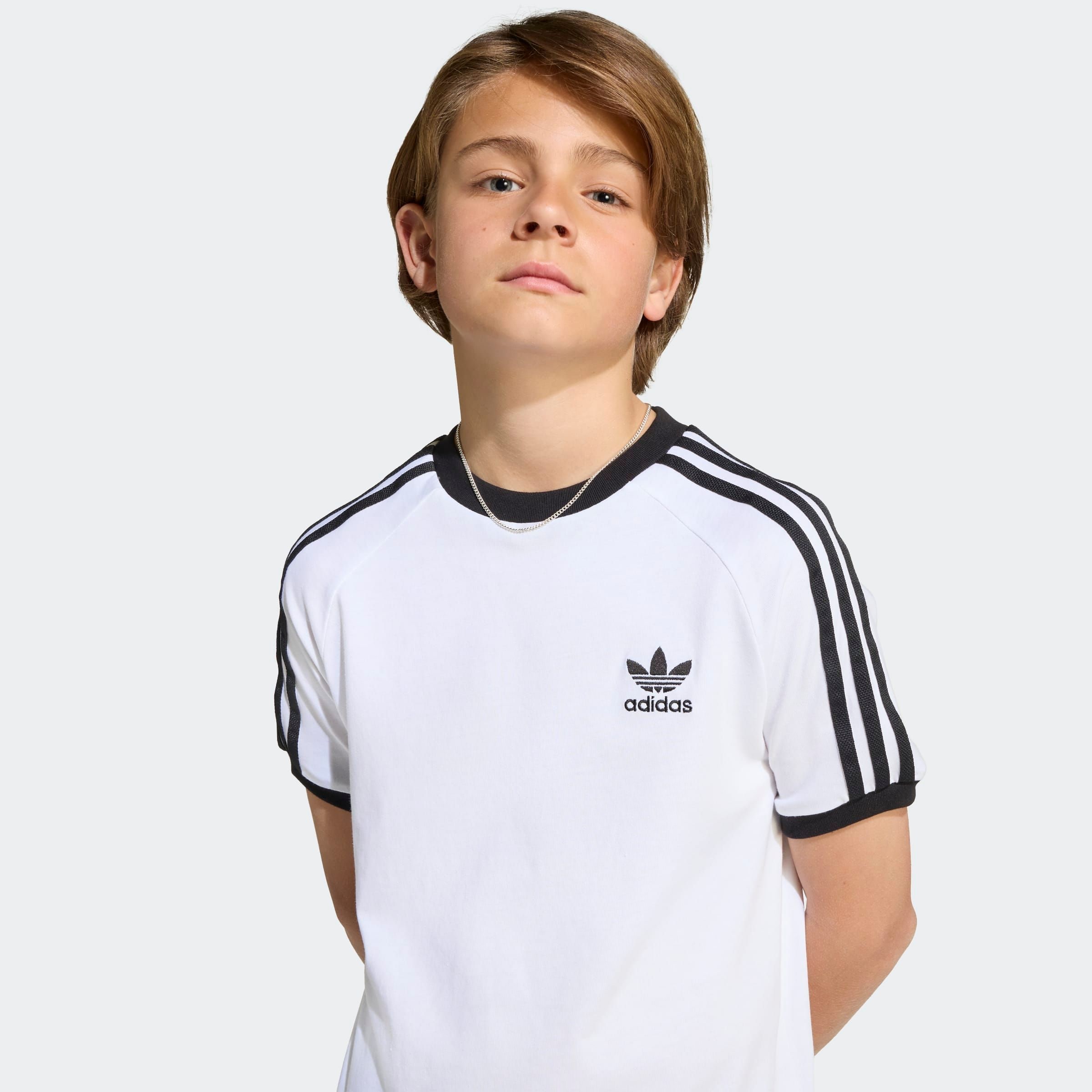 adidas Originals T-Shirt »3 STRIPE TEE«, drei Streifen Shirt für Kinder