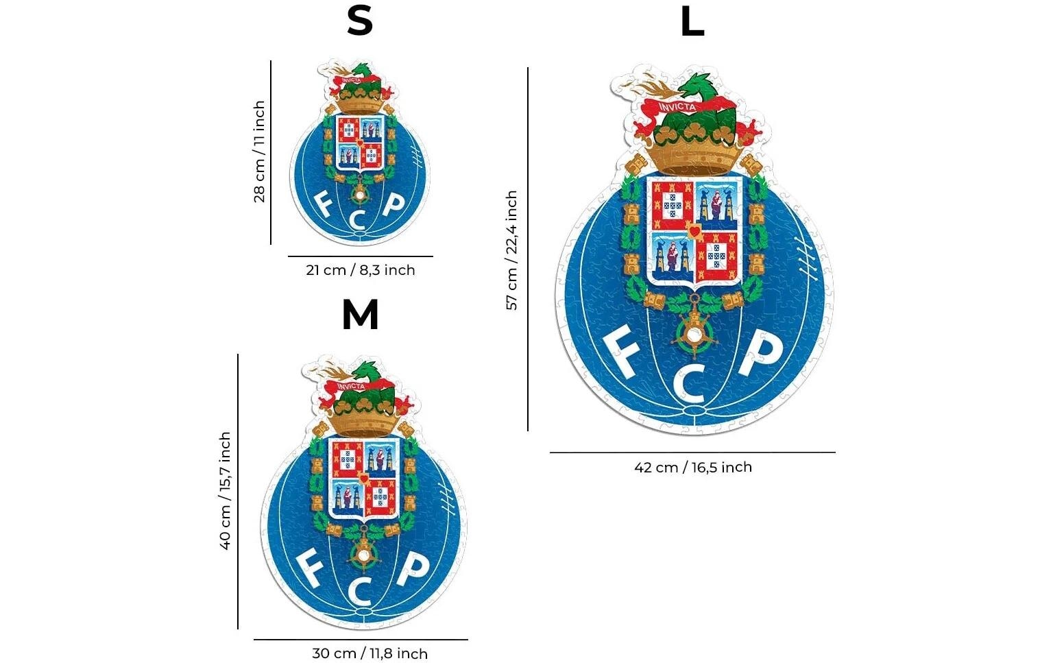 Puzzle »Iconic FC Porto – Logo«, Holzart: Birke (Herkunftsland: China)