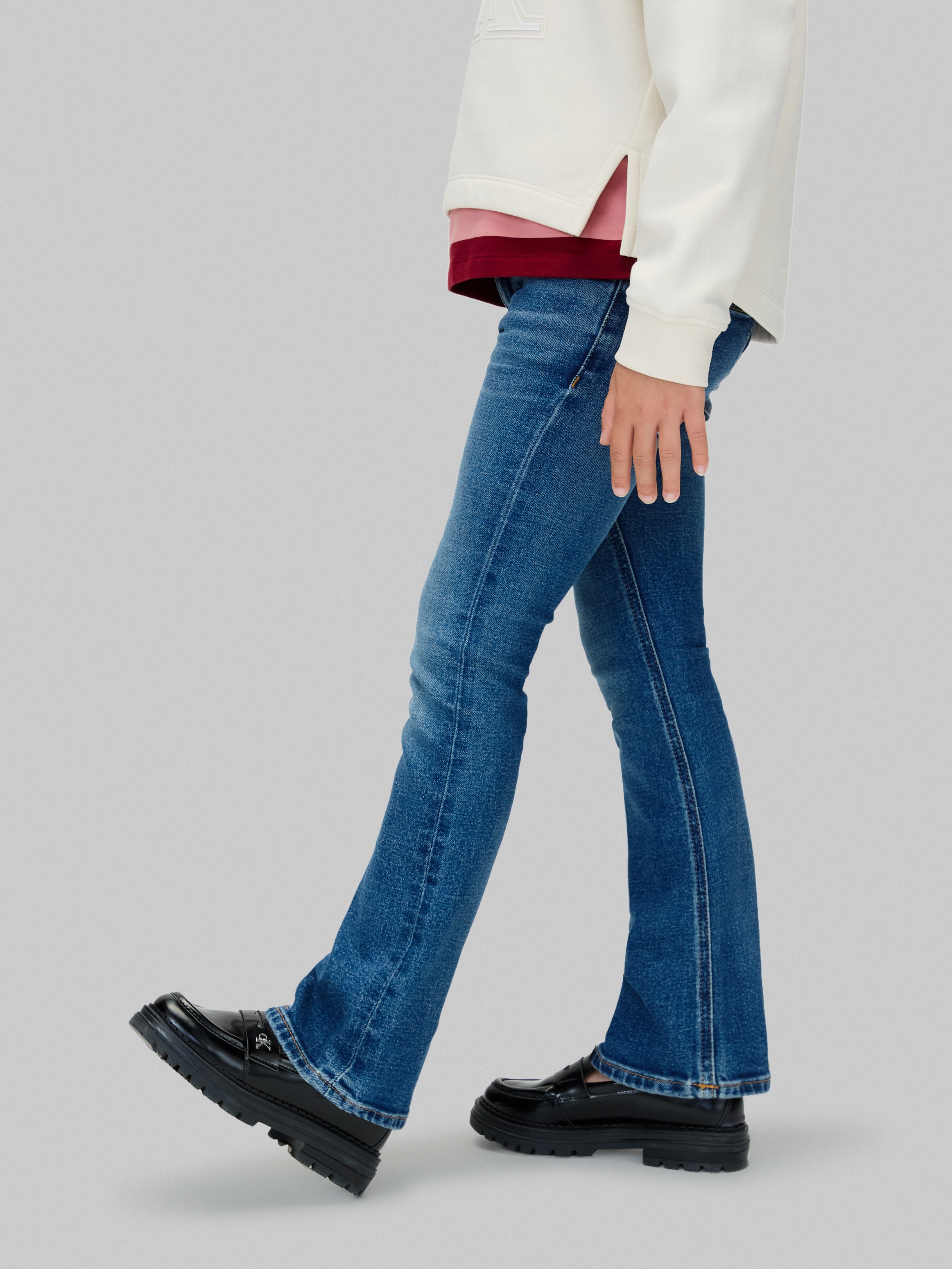 Calvin Klein Jeans Schlagjeans »MR FLARE« für Kinder bis 16 Jahre, used-washed