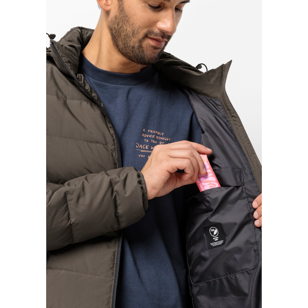 Jack Wolfskin Daunenjacke »COLONIUS JKT M«, mit Kapuze