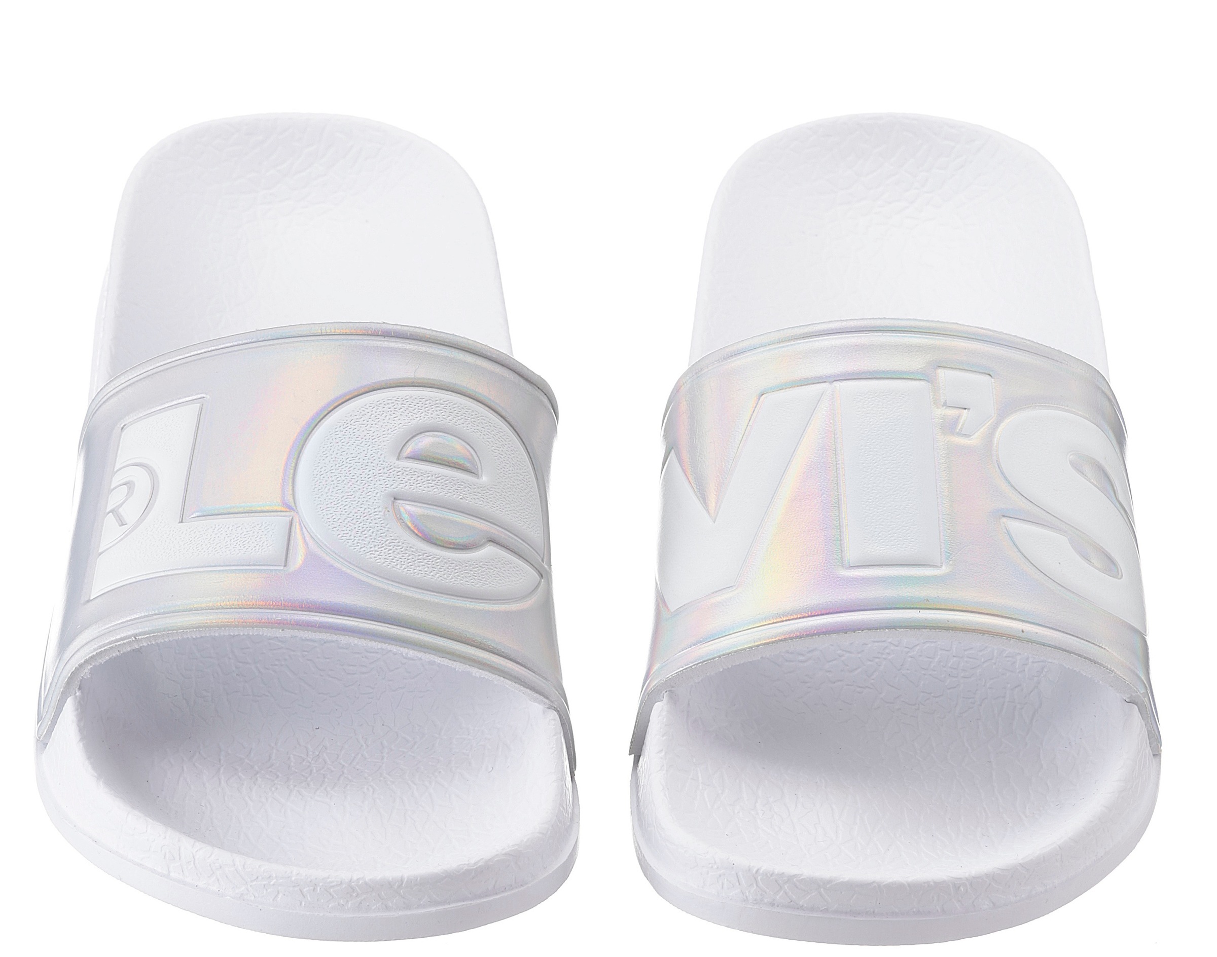 Levi's® Kids Pantolette »JUNE«, Sommerschuh, Schlappen, Badeschuh, Poolslides mit Kontast-Logo