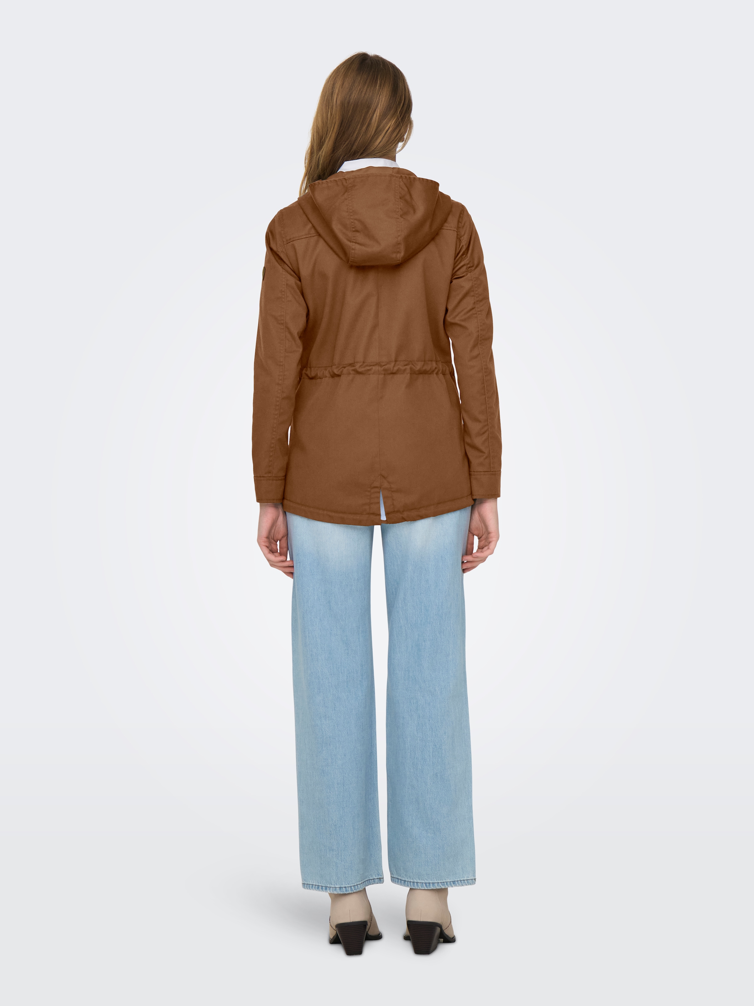 ONLY Parka »ONLLORCA LIFE CANVAS PARKA CC OTW«, mit Kapuze