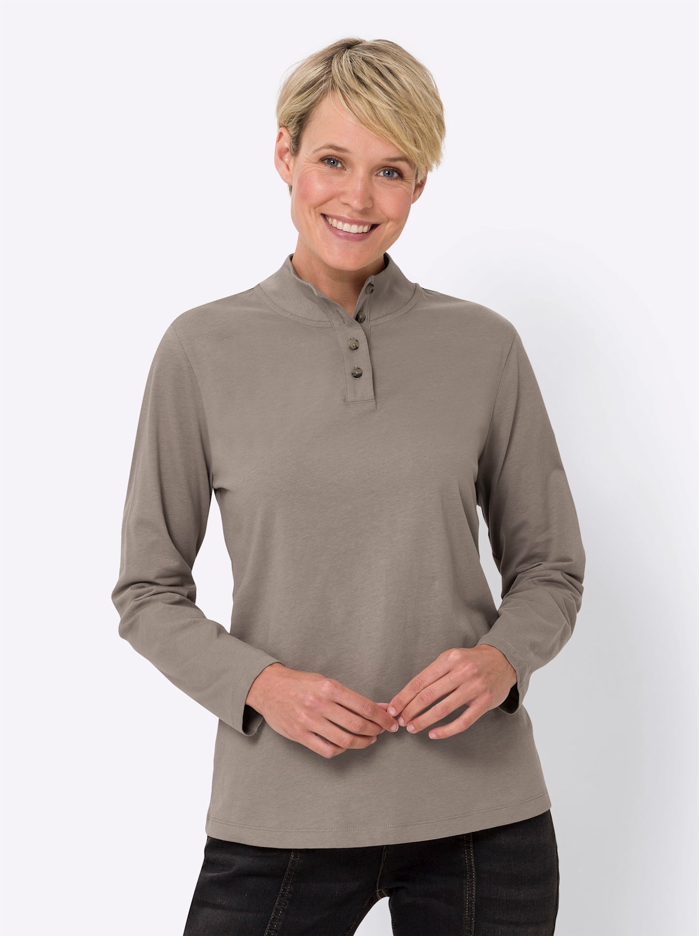 Classic Basics Stehkragenshirt »Shirt«, (1 tlg.)