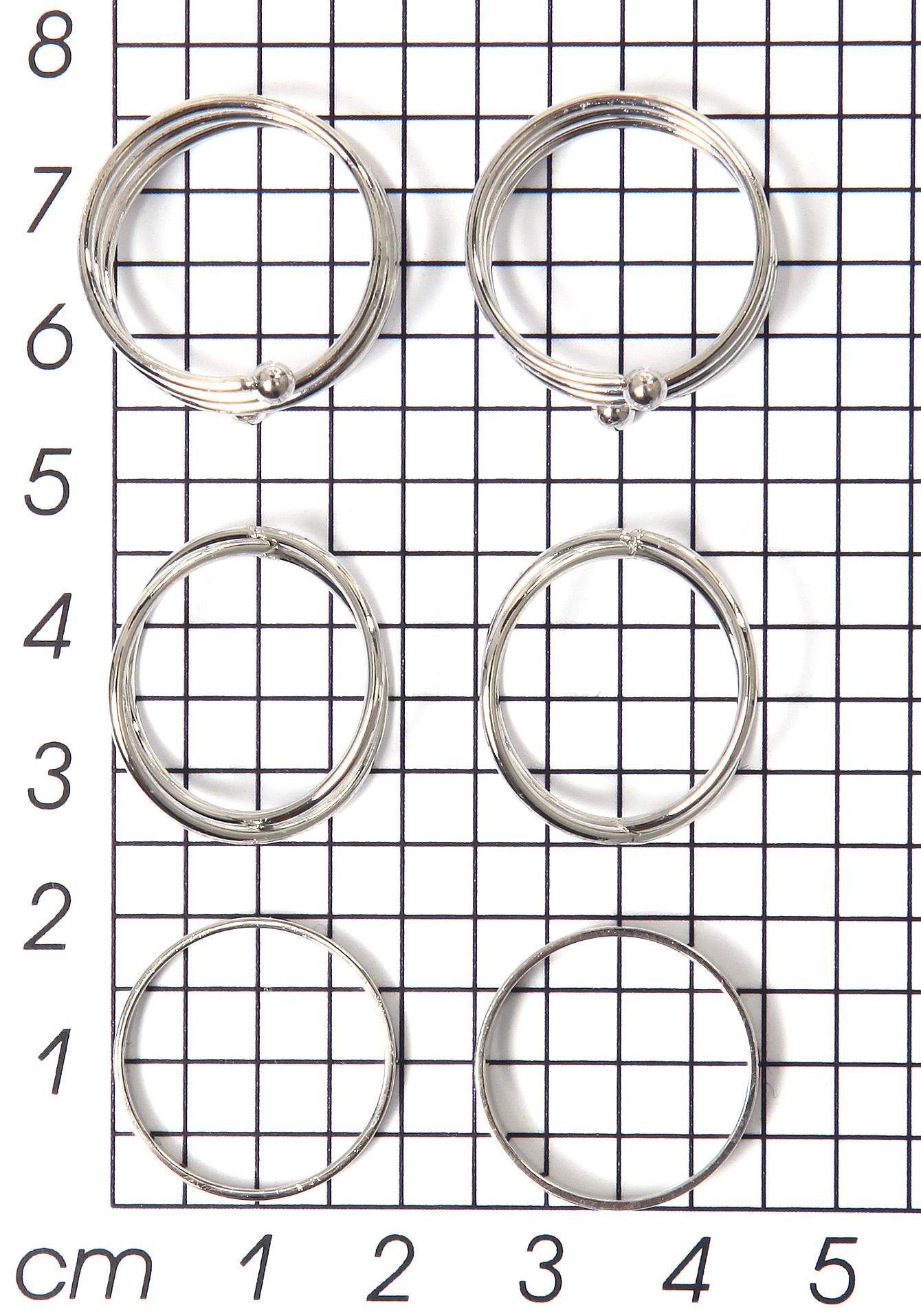 Firetti Ring-Set "im teilweise mehrreihigen Design"