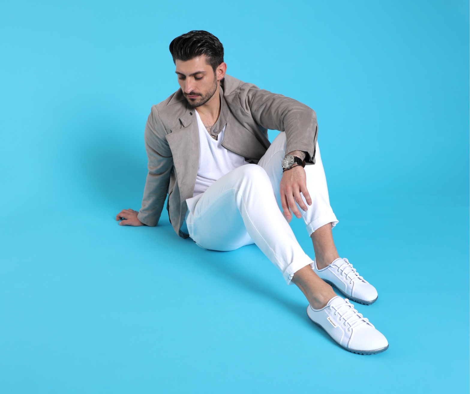 Leguano Barfussschuh »AKTIV«, Freizeitschuh, Halbschuh, Schnürschuh mit ergonomischer Formgebung