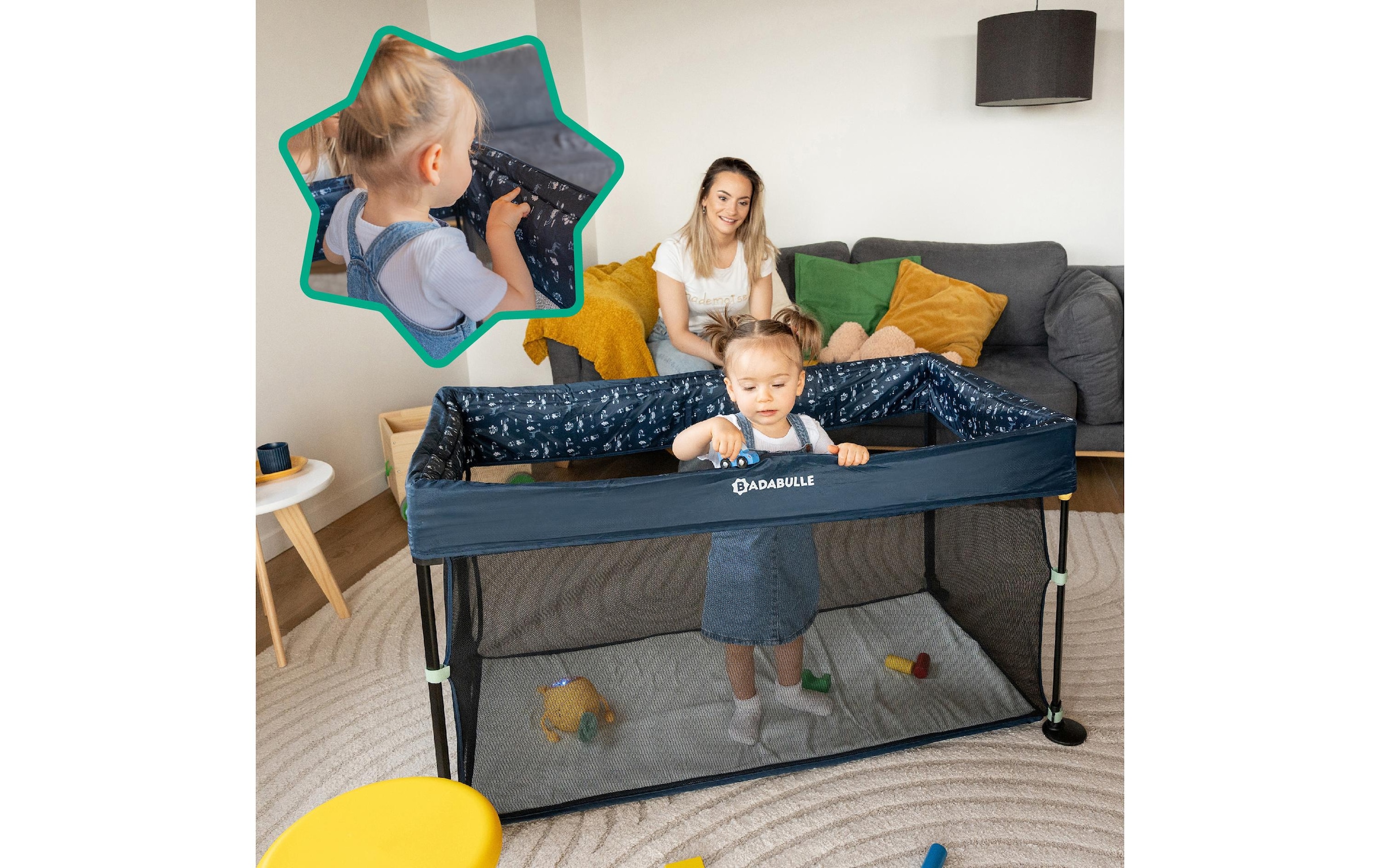 badabulle Baby-Reisebett »Easy Clip«