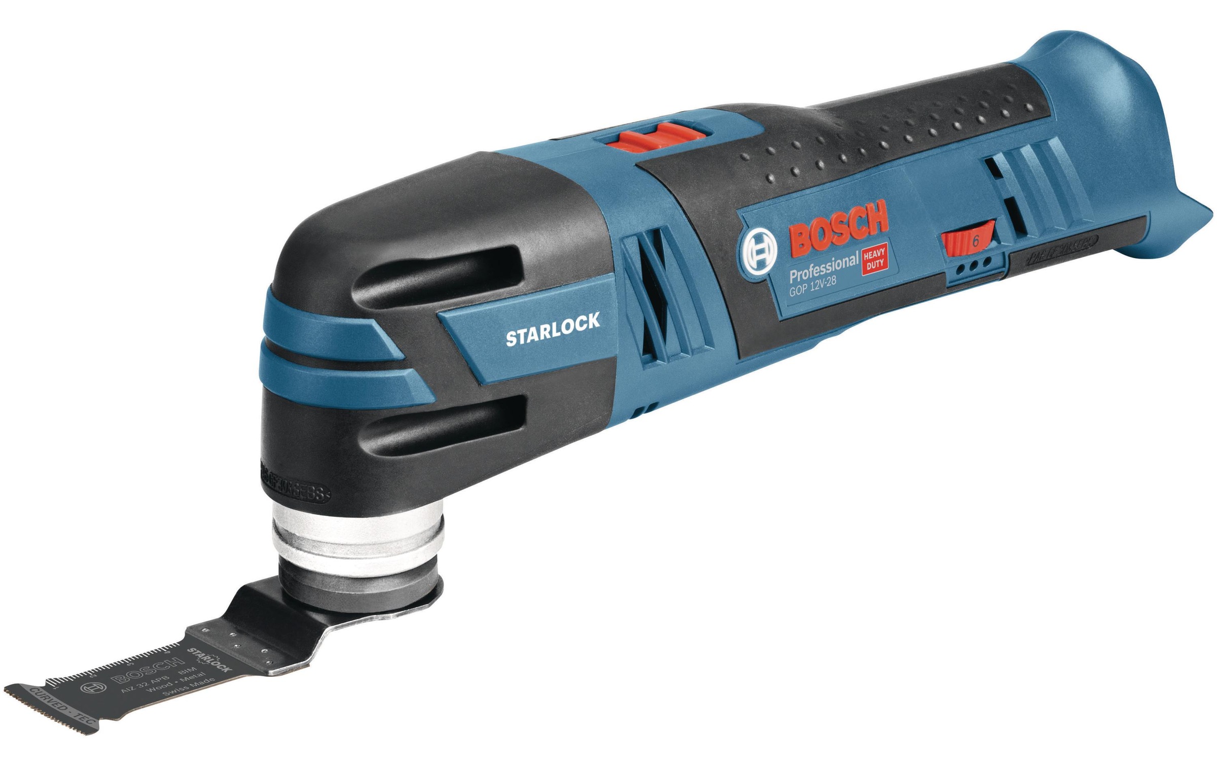 Bosch Professional Elektro-Multifunktionswerkzeug »GOP 12V28«, (Set), Funktionen: Fräsen; Sägen; Schaben; Schleifen; Trennen