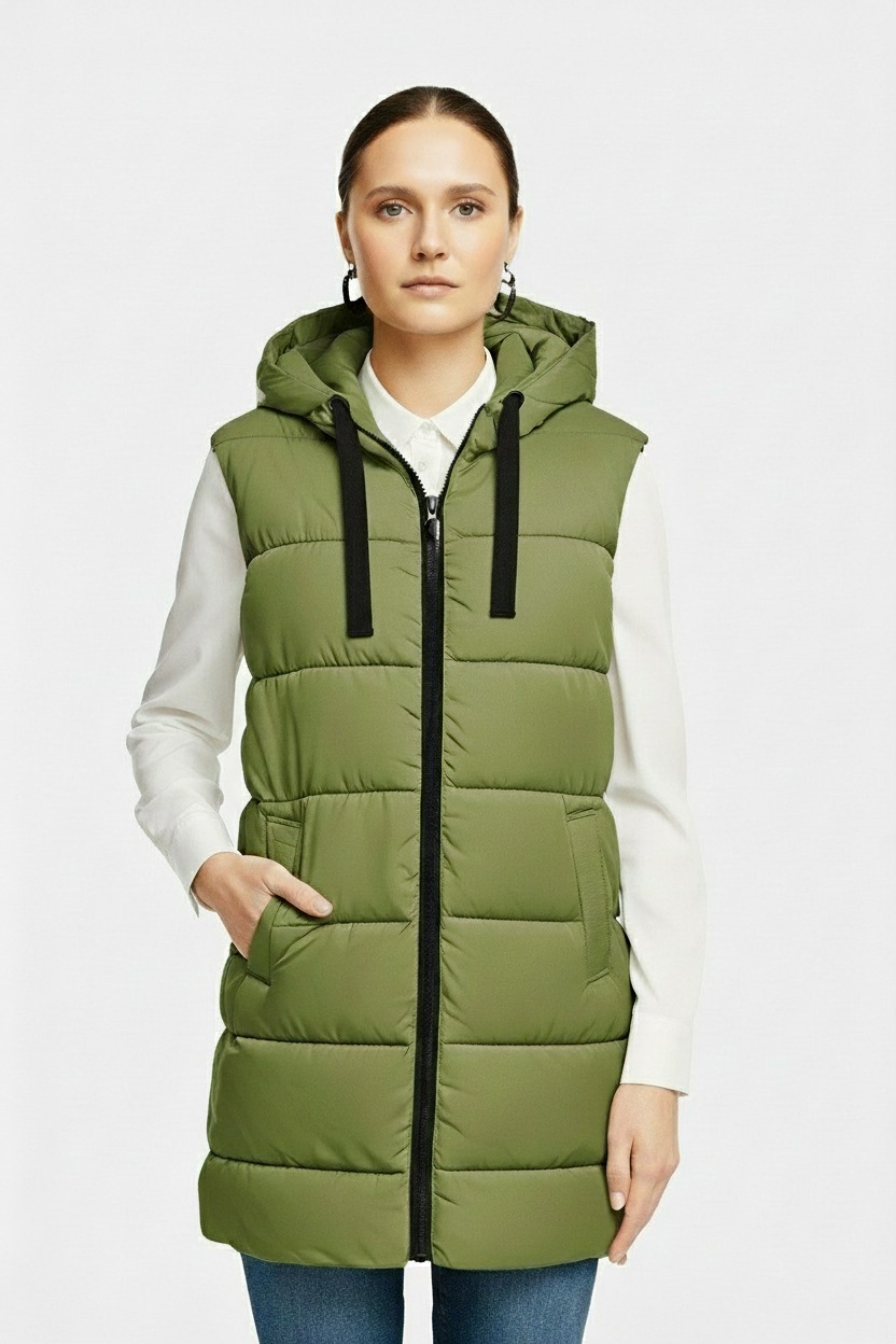 ONLY Steppweste »ONLREGITZE PUFFER HOOD WAISTCOAT OTW ZL«
