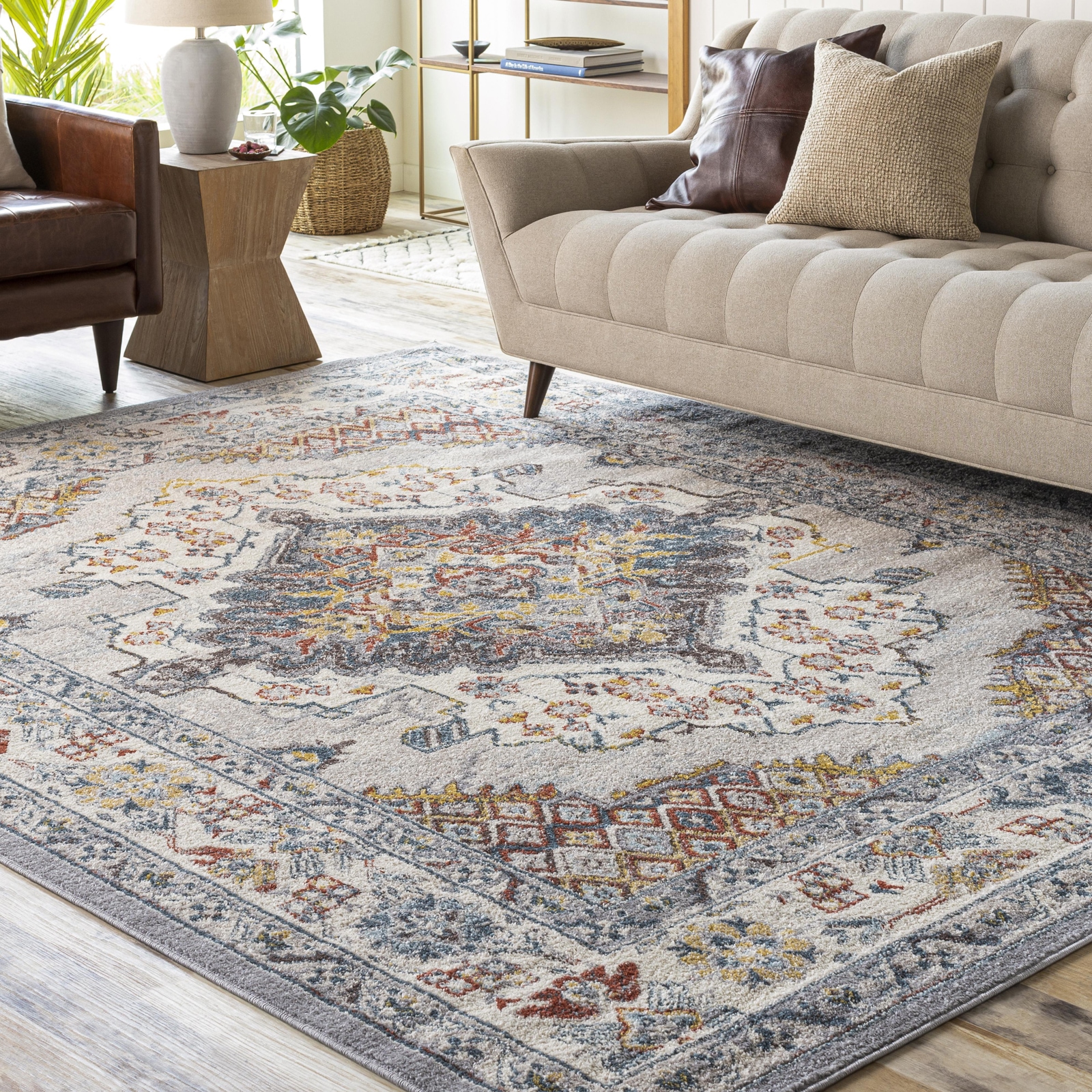Livabliss Teppich »CASABLANCA«, rechteckig, 12 mm Höhe, Vintage Orientteppich, Kurzflor Boho Wohnzimmerteppich, Läufer