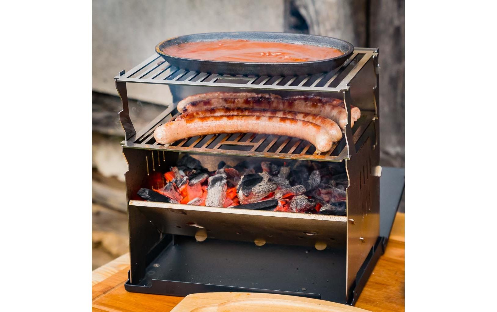 Fennek Grill Grillrosteinsatz »FENNEK«, Edelstahl