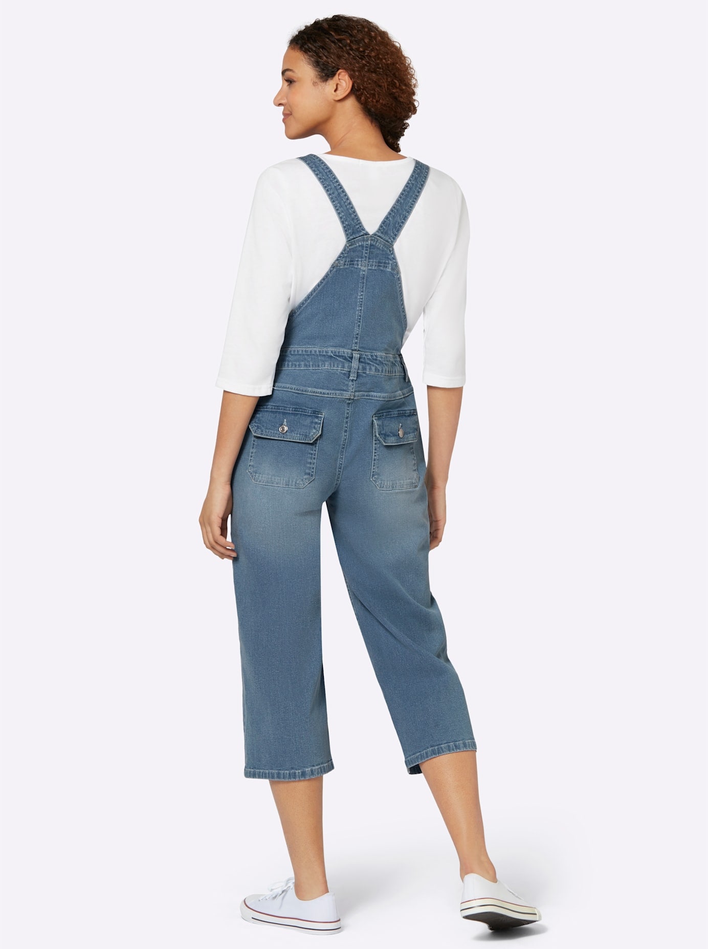 Casual Looks Jeanslatzhose, (1 tlg.)