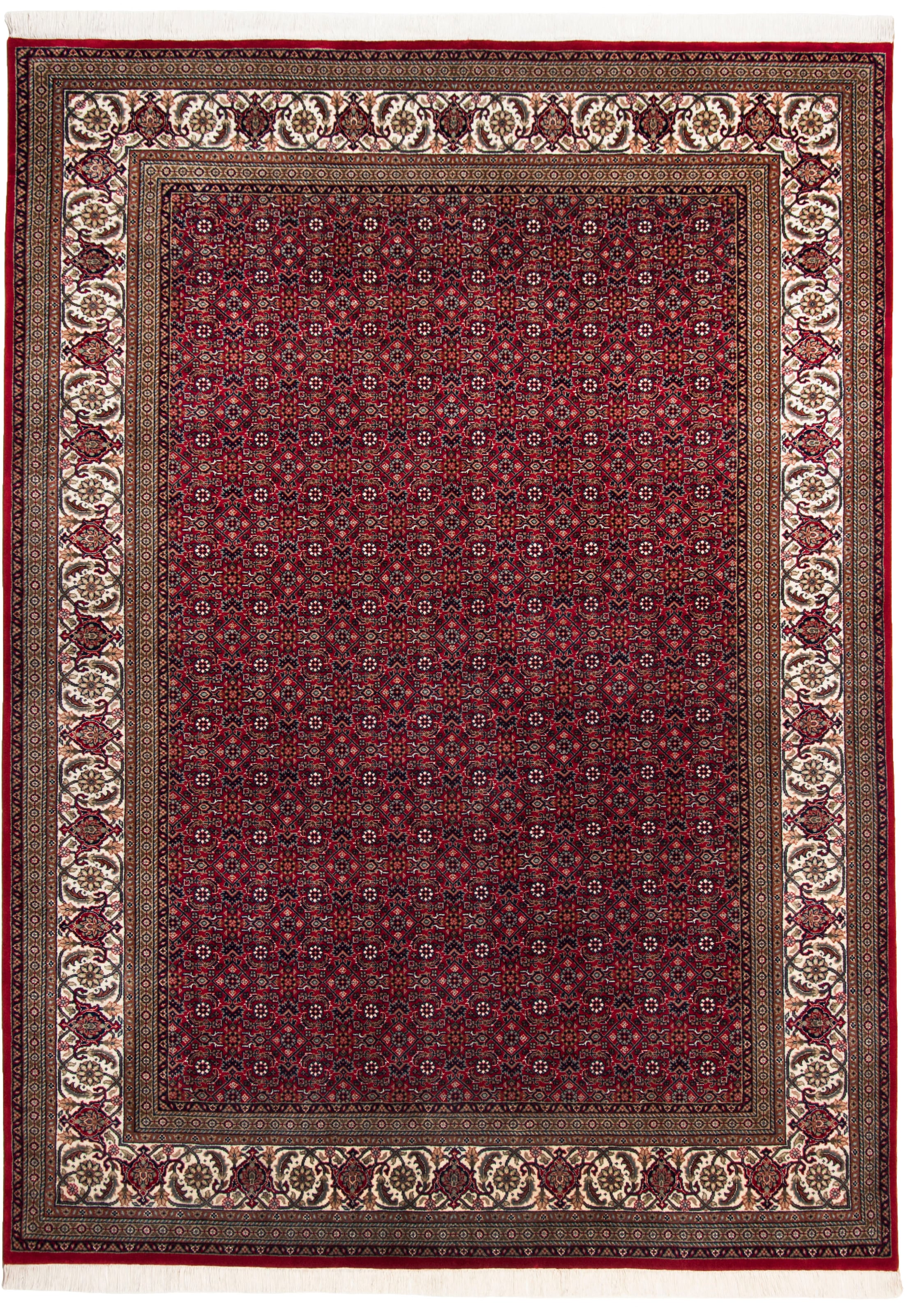 Orientteppich »Sirsa Seta Bidjar«, rechteckig, handgeknüpft, Material: 80%Wolle, 20%...