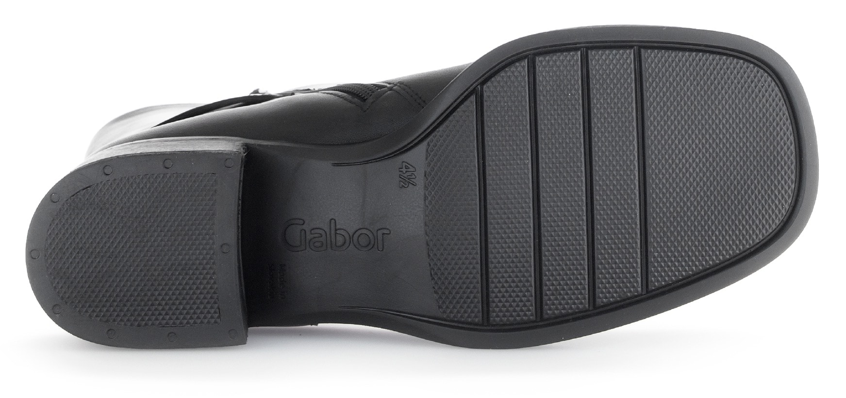 Gabor Stiefel, Blockabsatz, Bikerstiefel, Langschaftsiefel mit Best Fitting