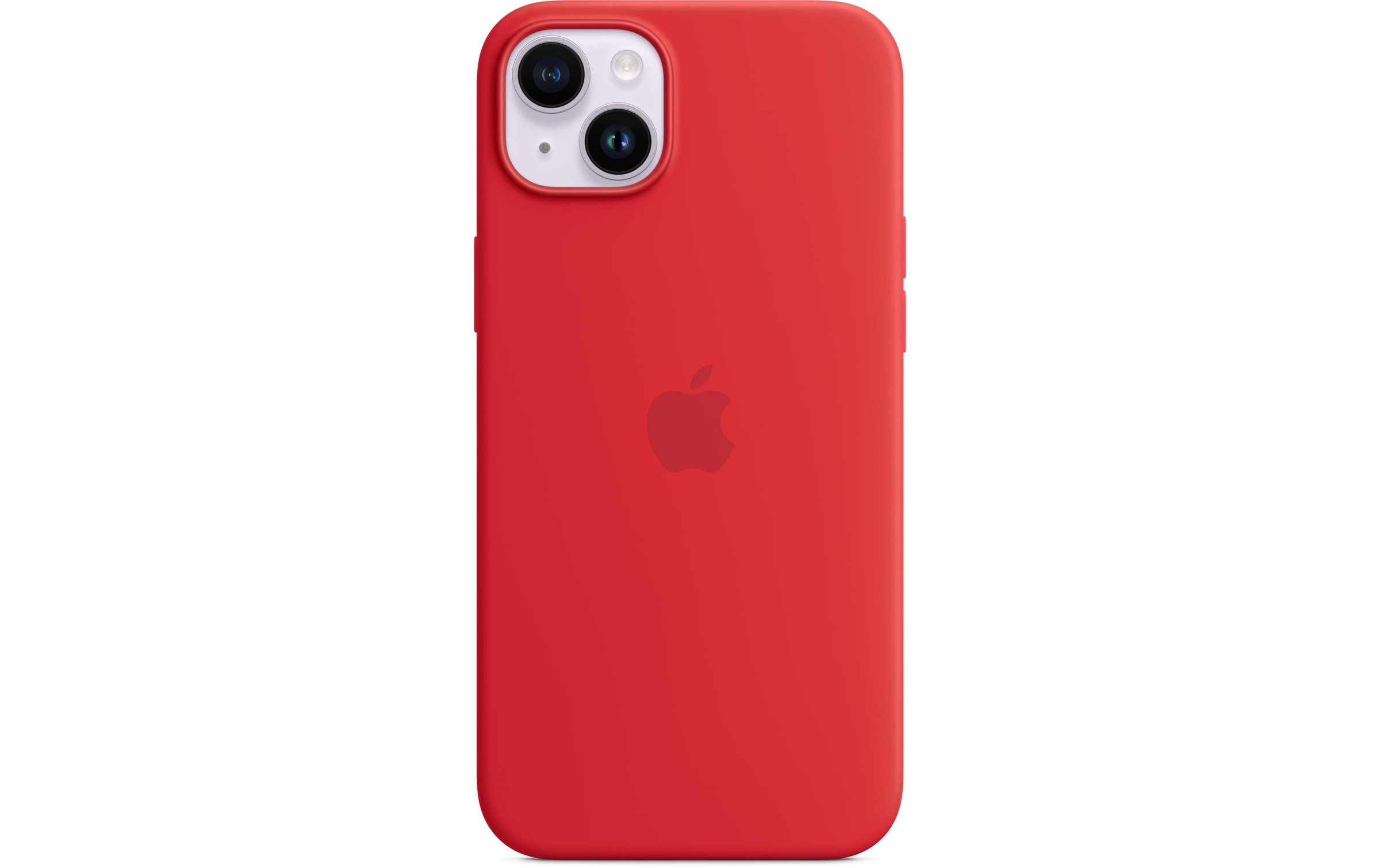 Apple Smartphone Silikon Case mit MagSafe, iPhone 14 Plus, (PRODUCT)RED