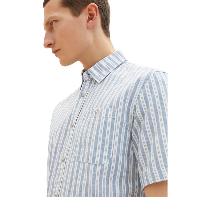 TOM TAILOR Leinenhemd, mit geknöpfter Brusttasche online bestellen |  Jelmoli-Versand