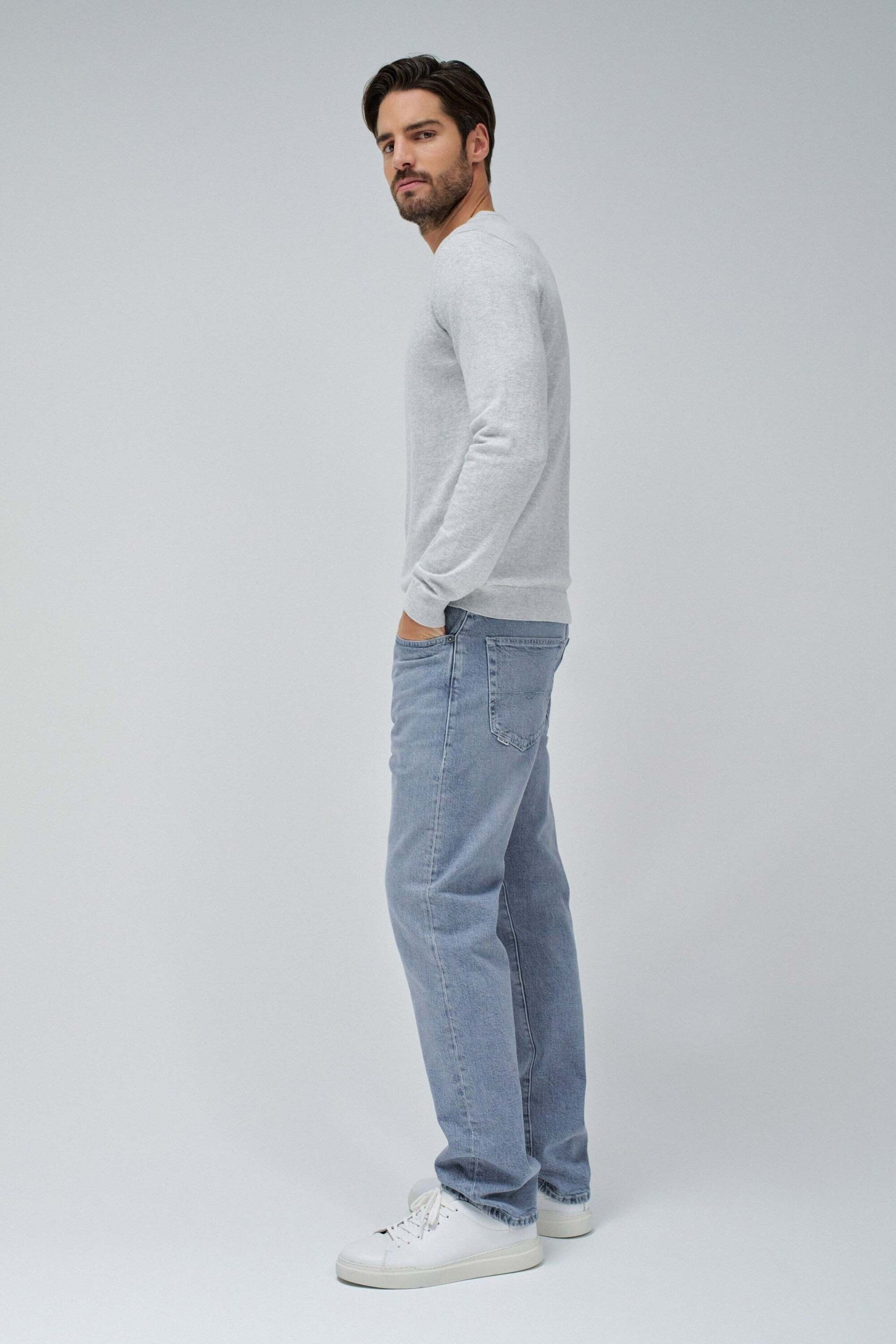 Salsa Strickpullover »Salsa Jeans Pullover Knit Henley W/ Collar Jersey Details«