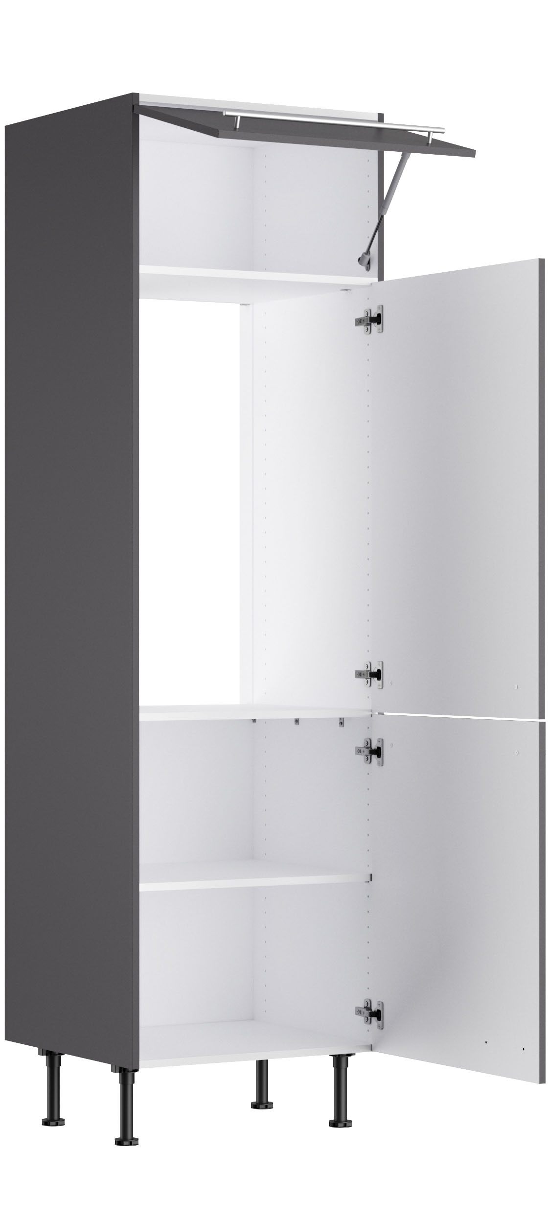 OPTIFIT Kühlumbauschrank »Bern2«, Breite 60 cm, Höhe 211,8 cm, 1 Klappe, 2 Türen, 1 Einlegeboden