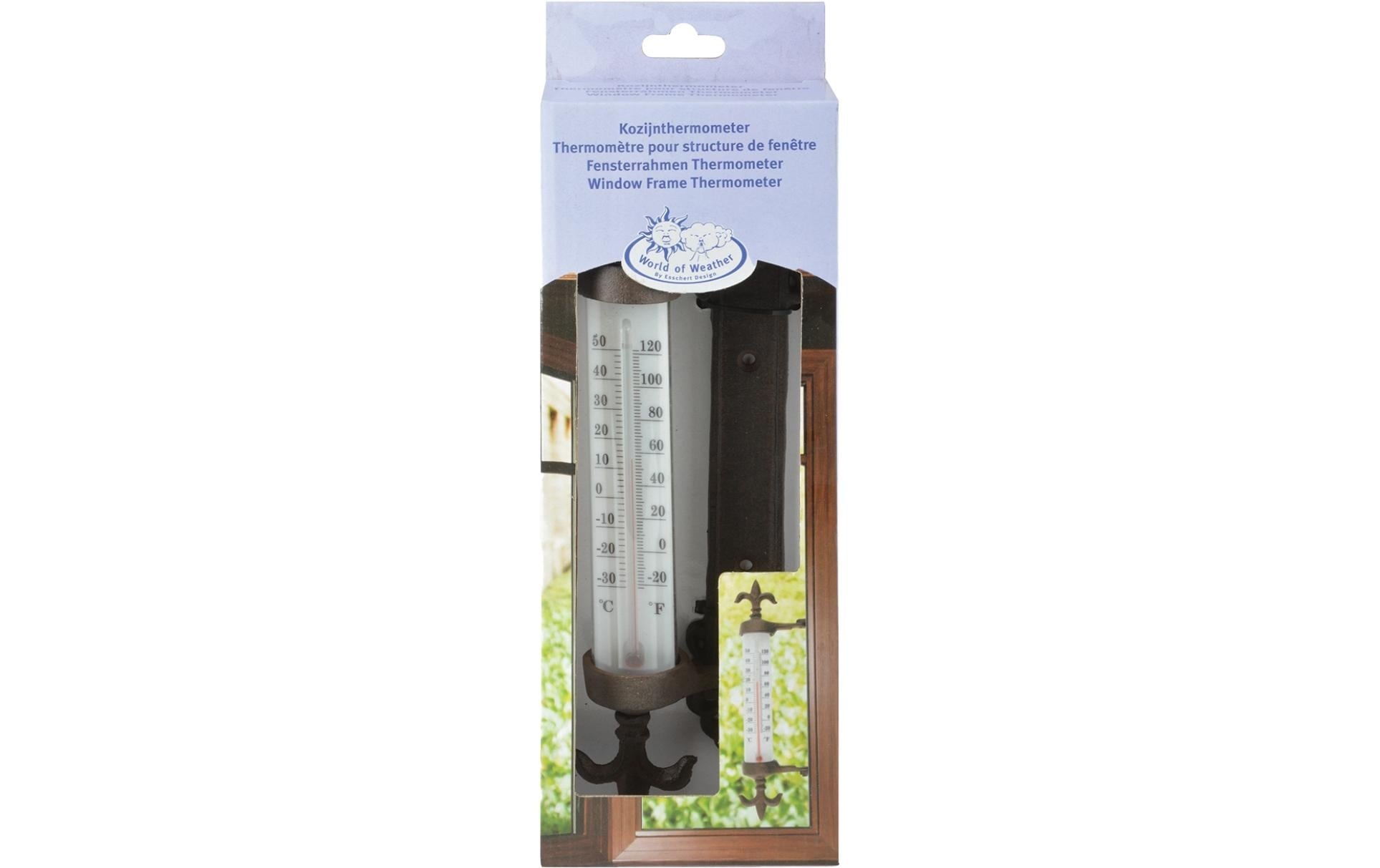 esschert design Fensterthermometer »Fensterrahmen 295 x 94 cm«