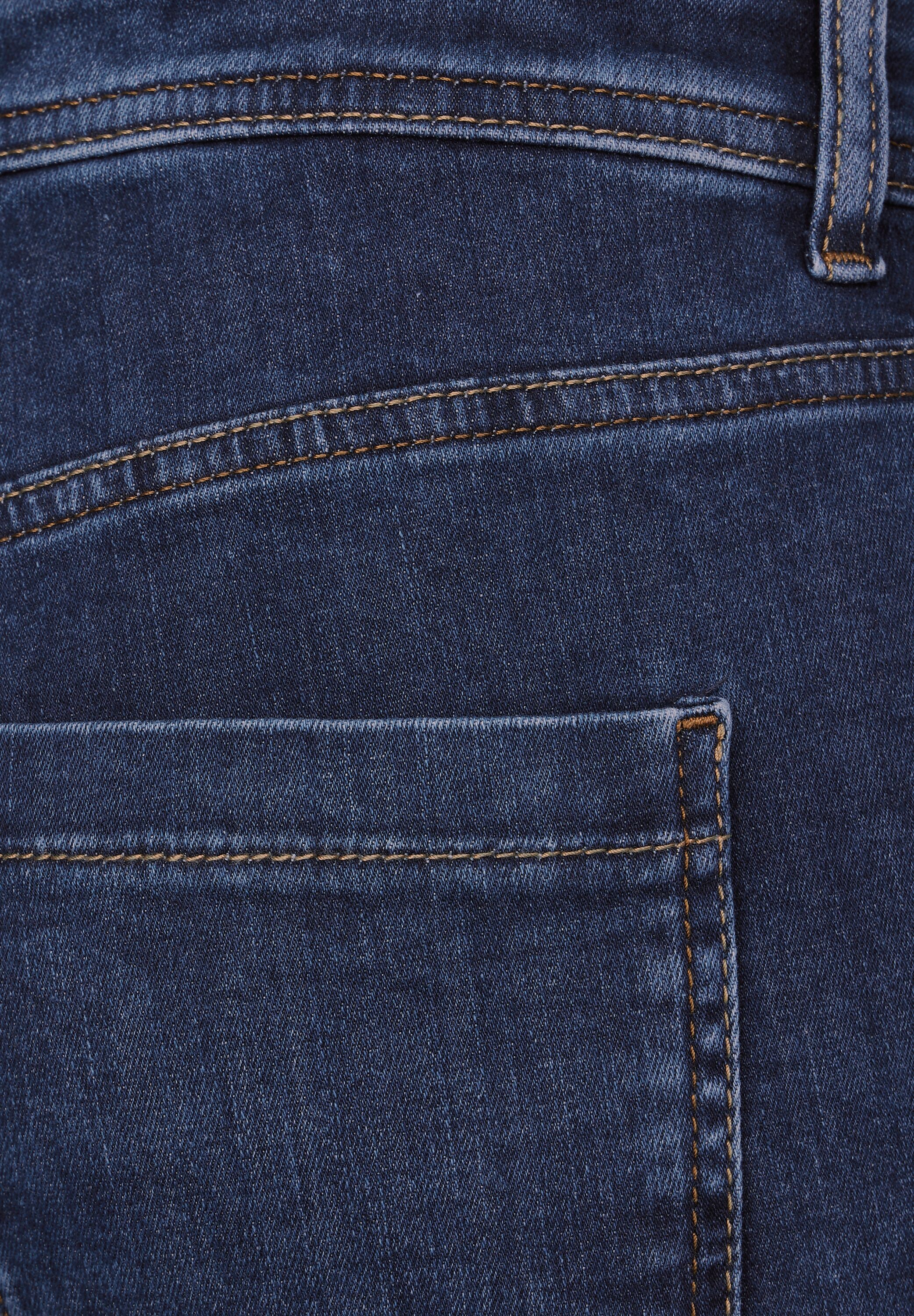 STREET ONE High-waist-Jeans »QR JANE«, mit Elasthan in Slim fit
